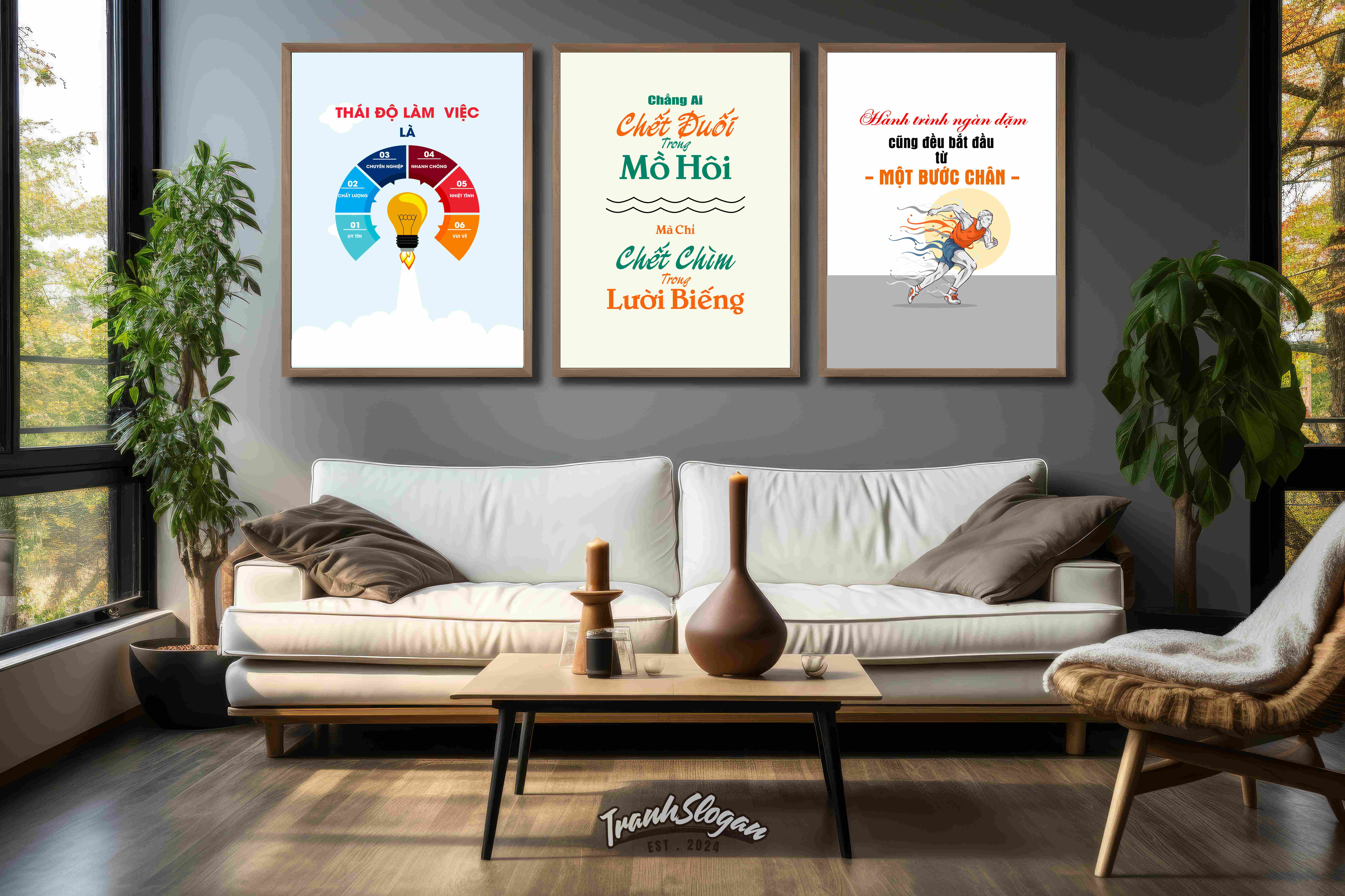 Bộ 3 Tranh Về Sự Nỗ Lực Hết Mình