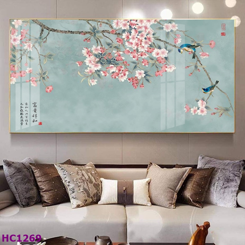 Tranh Cổ Trang Hoa Và Chim 25