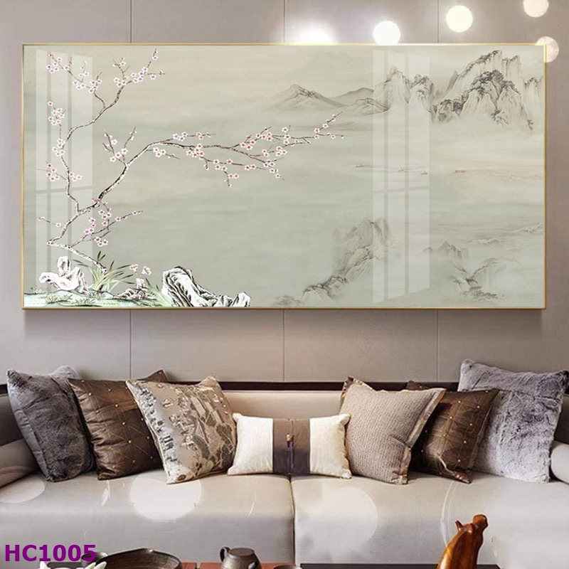 Tranh Cổ Trang Hoa Và Chim 03