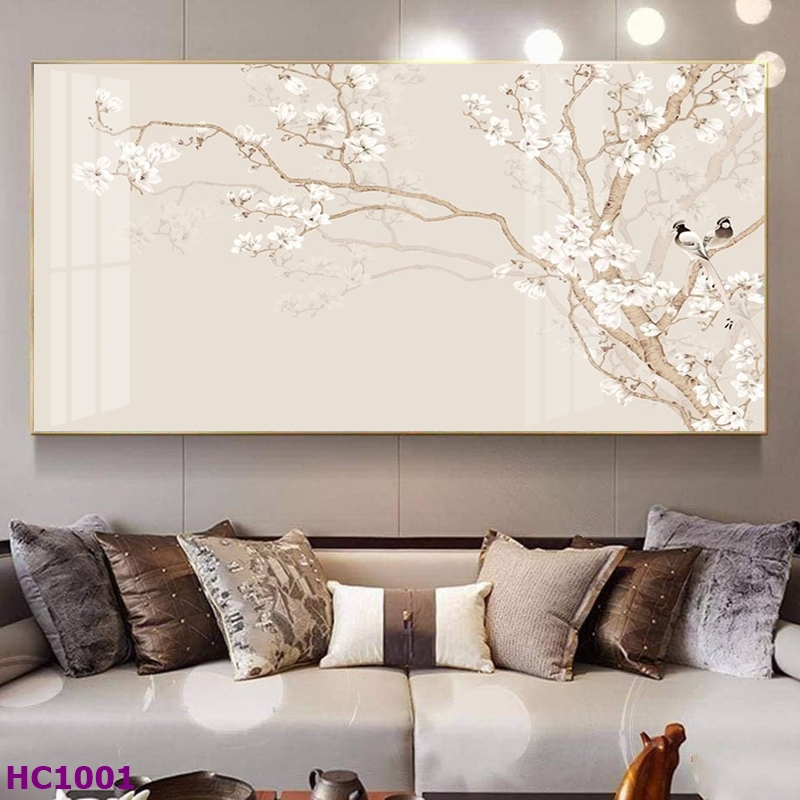 Tranh Cổ Trang Hoa Và Chim 01