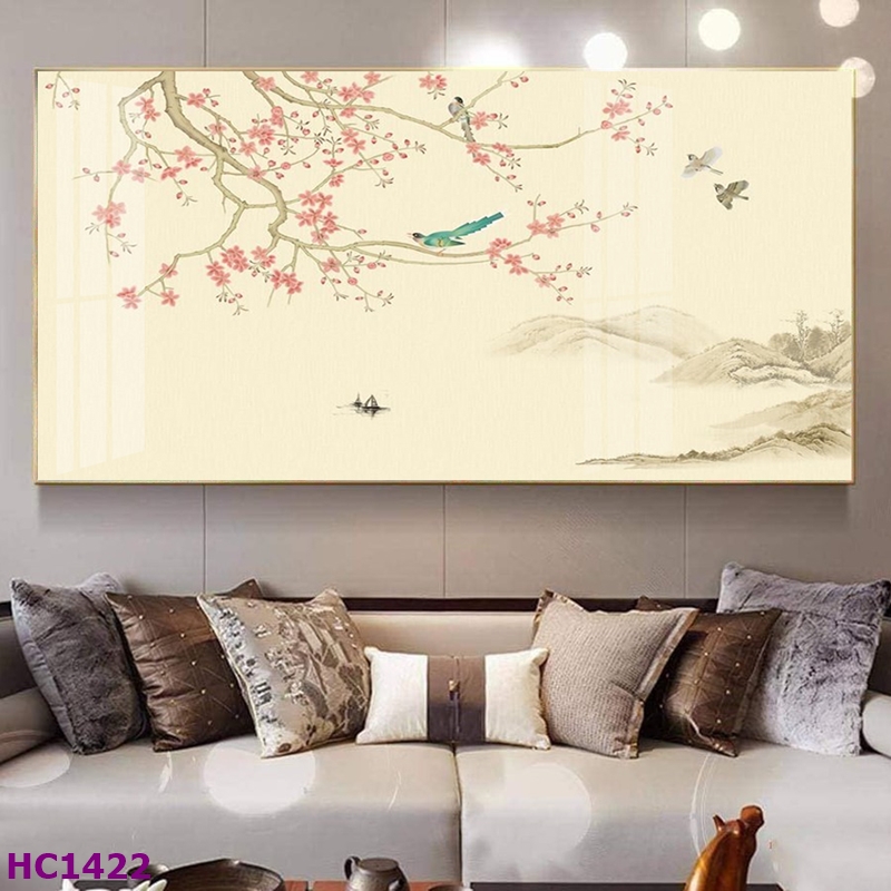 Tranh Cổ Trang Hoa Và Chim 35