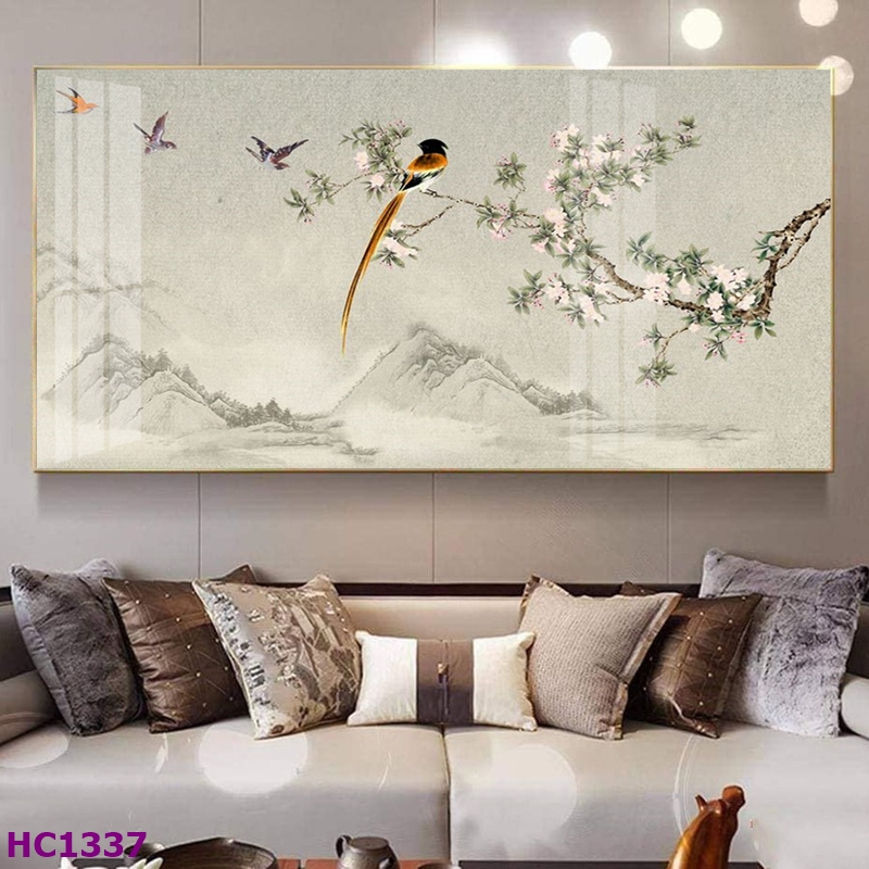 Tranh Cổ Trang Hoa Và Chim 31