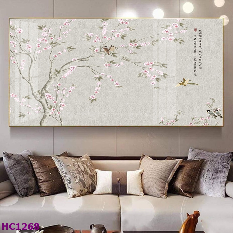 Tranh Cổ Trang Hoa Và Chim 24