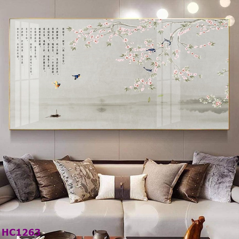 Tranh Cổ Trang Hoa Và Chim 23