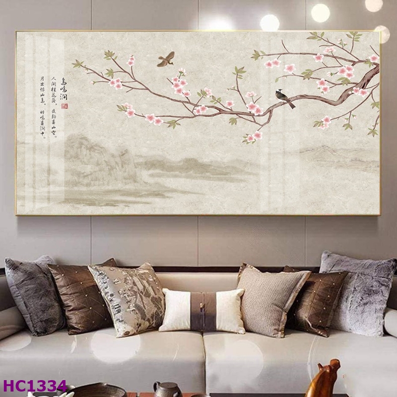 Tranh Cổ Trang Hoa Và Chim 29