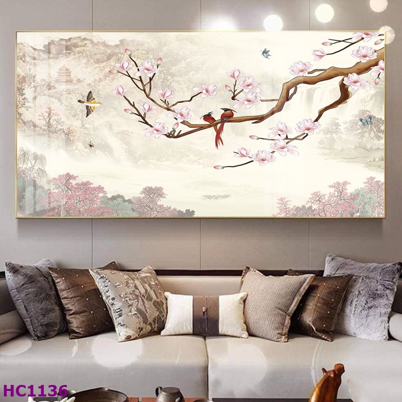 Tranh Cổ Trang Hoa Và Chim 15