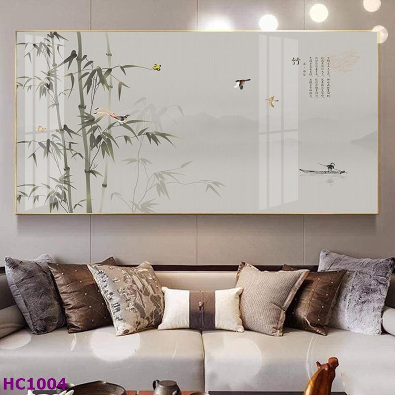Tranh Cổ Trang Hoa Và Chim 02