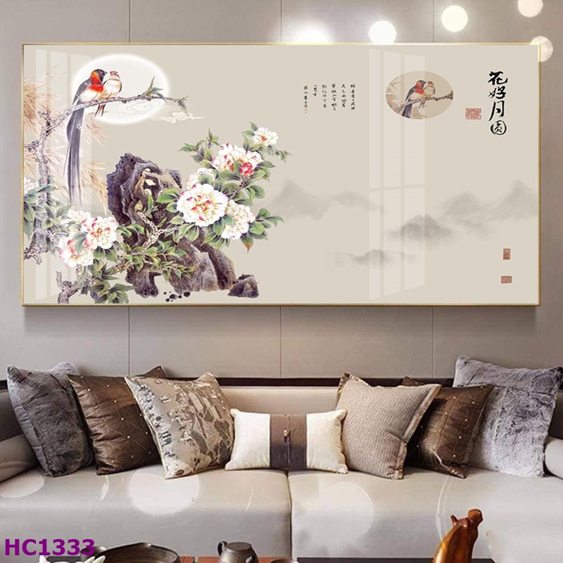 Tranh Cổ Trang Hoa Và Chim 28