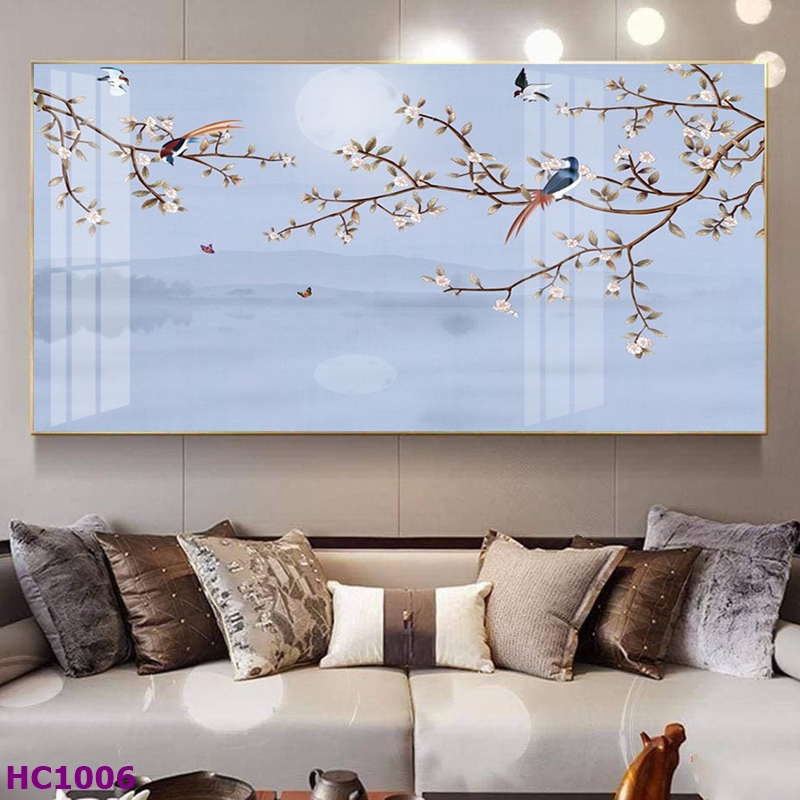 Tranh Cổ Trang Hoa Và Chim 04
