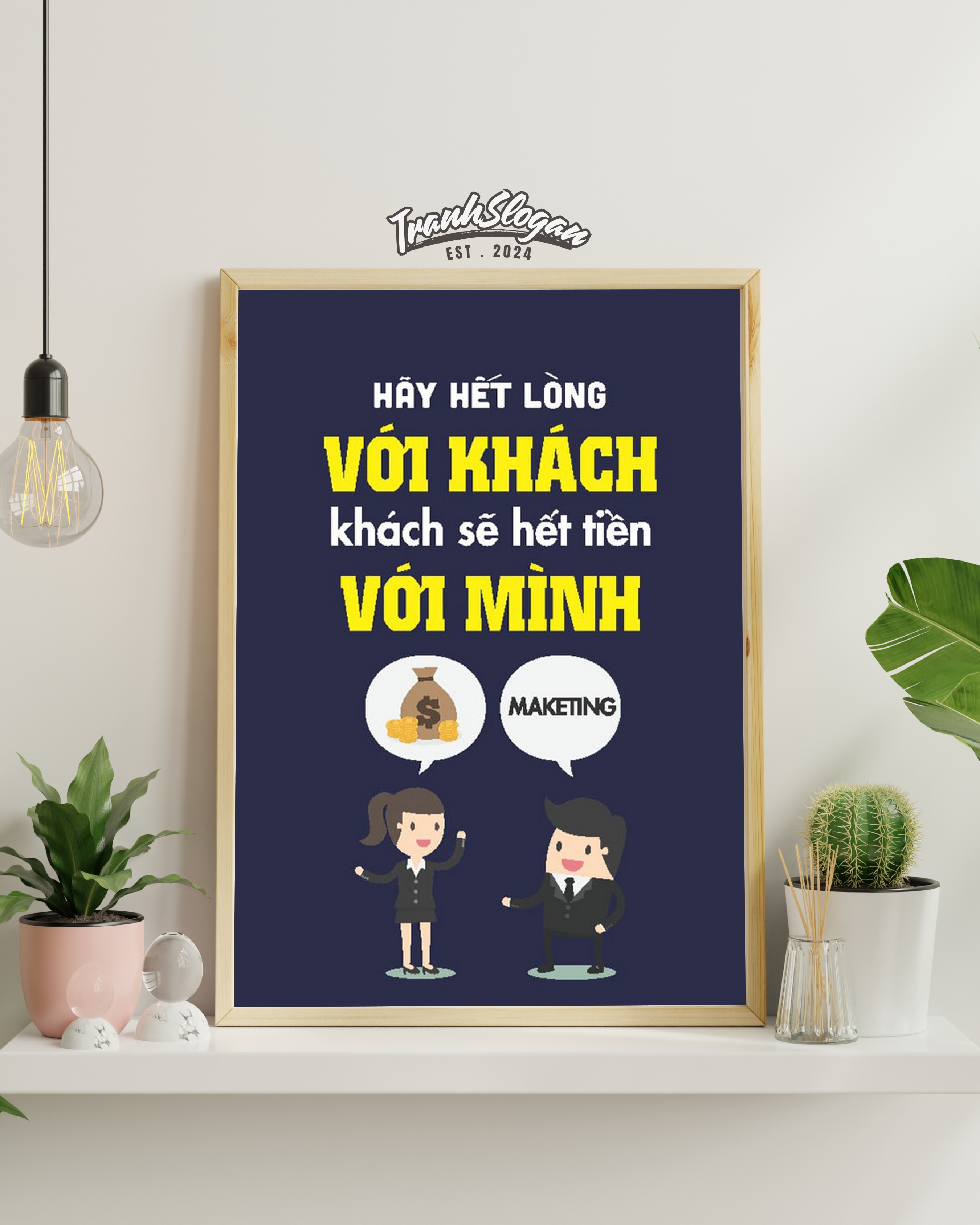 hãy hết lòng với khách khách sẽ hết tiền với mình