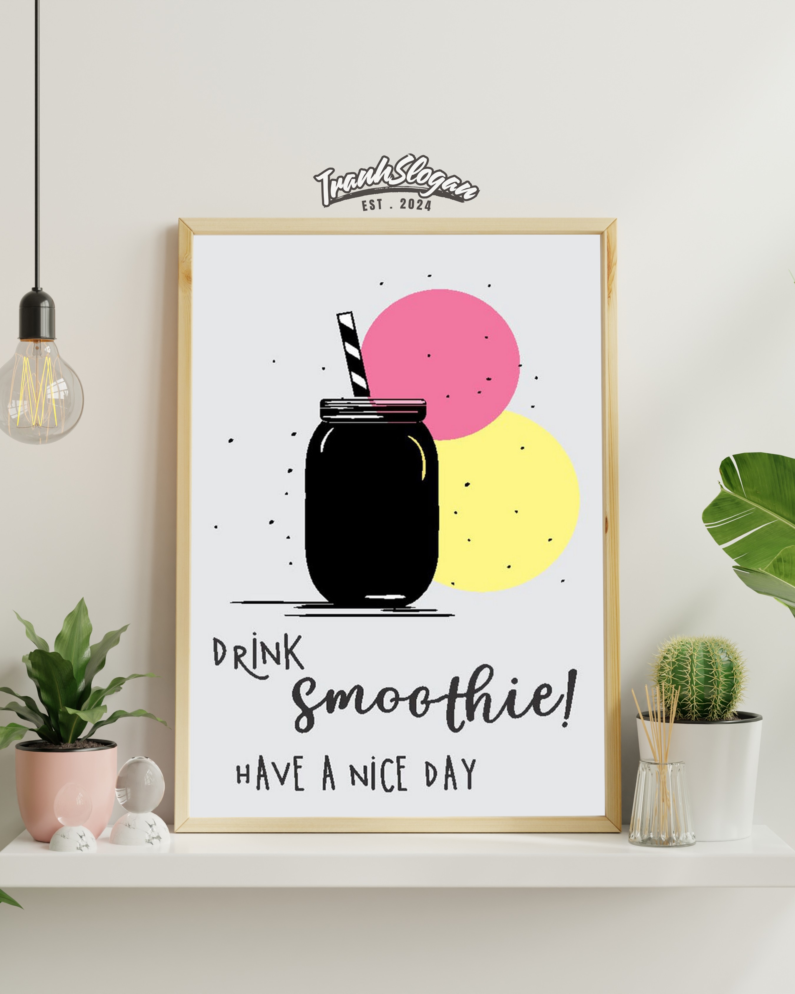 Drink smoothie have a nice day