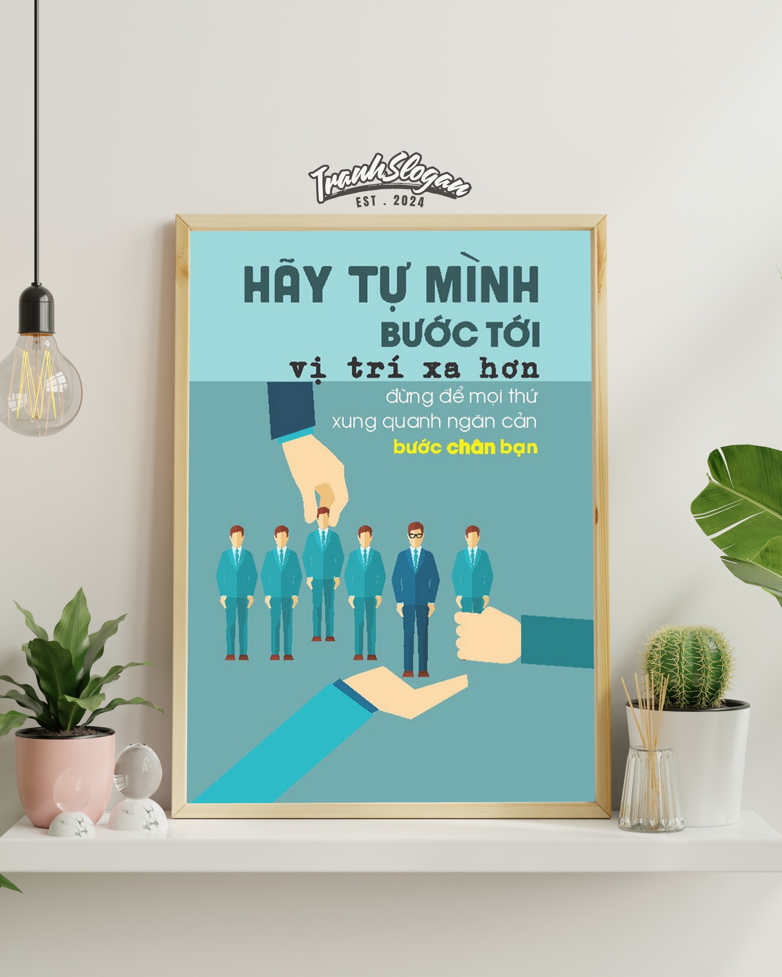 Hãy tự mình bước tới vị trí xa hơn