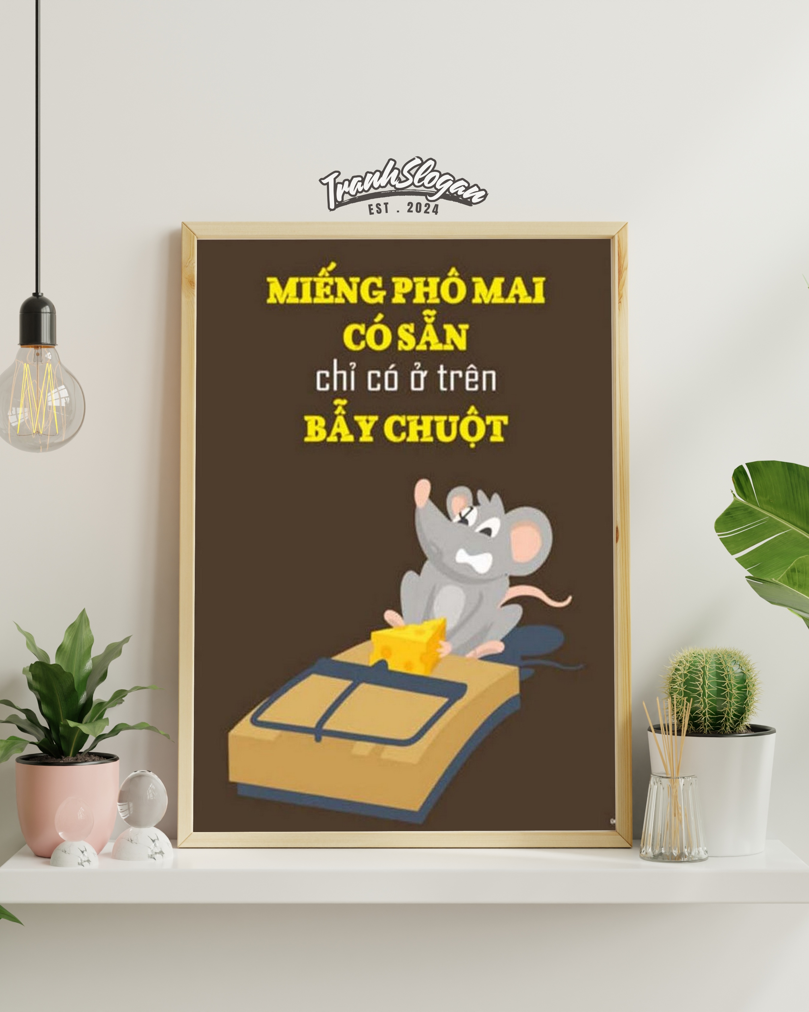 Miếng phô mai có sẵn chỉ có ở trên bẫy chuột