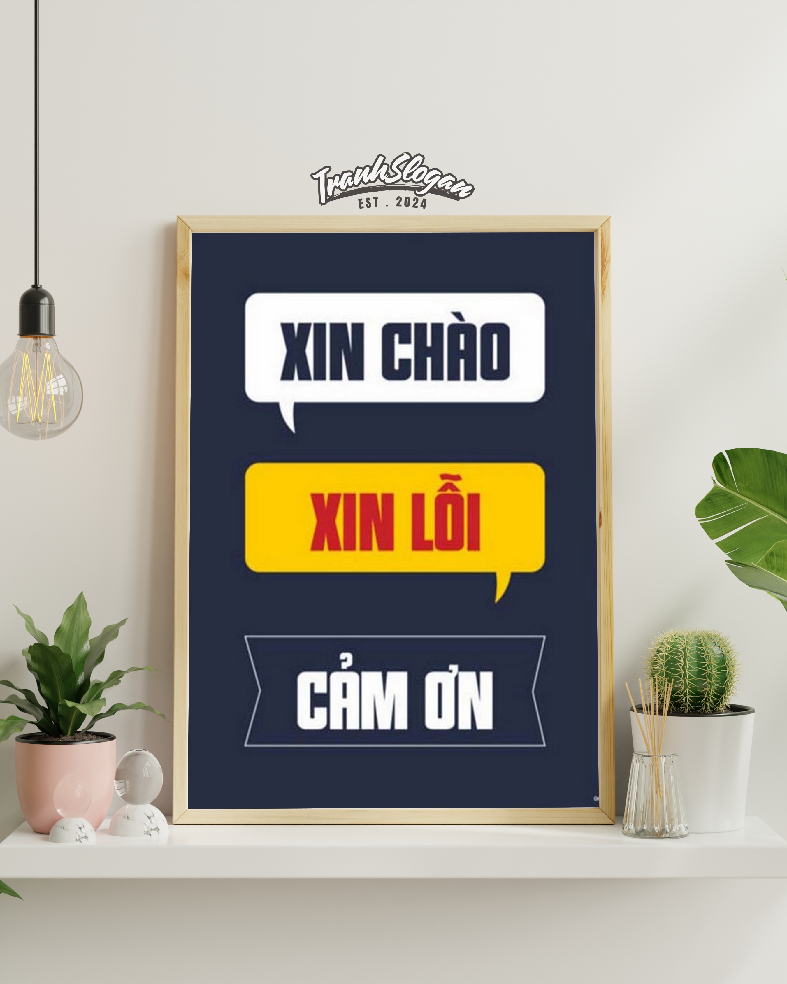 Xin chào xin lỗi cảm ơn