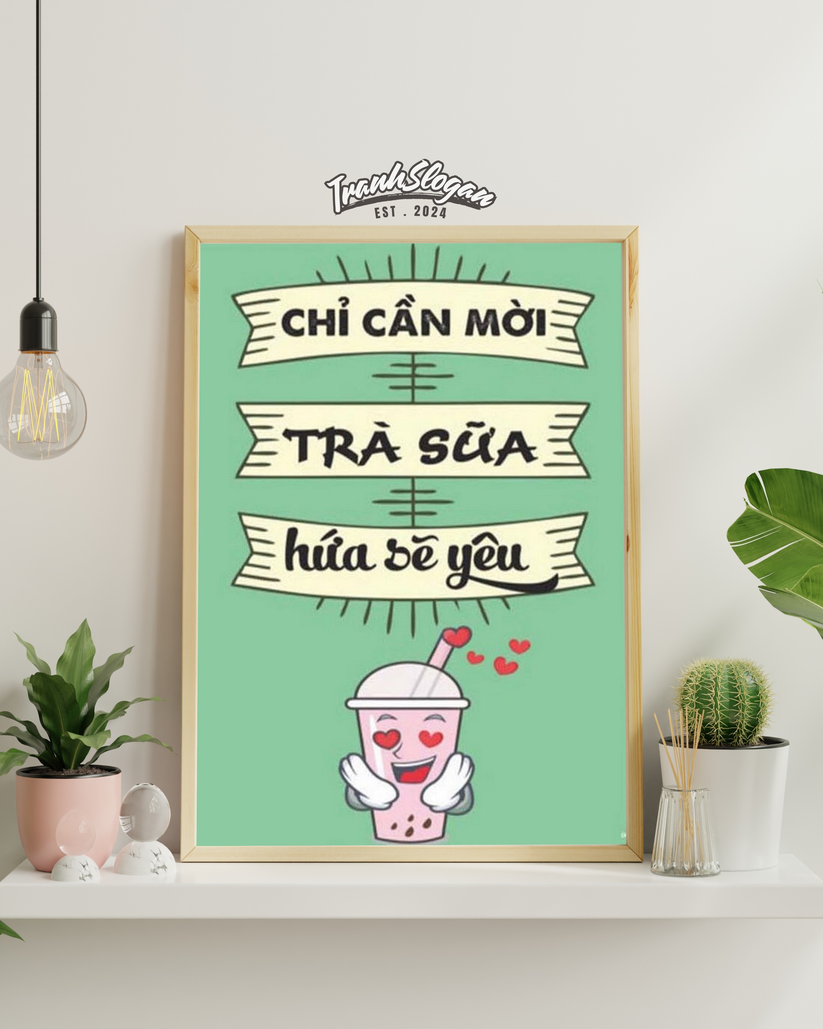 Chỉ cần mời trà sữa hứa sẽ yêu
