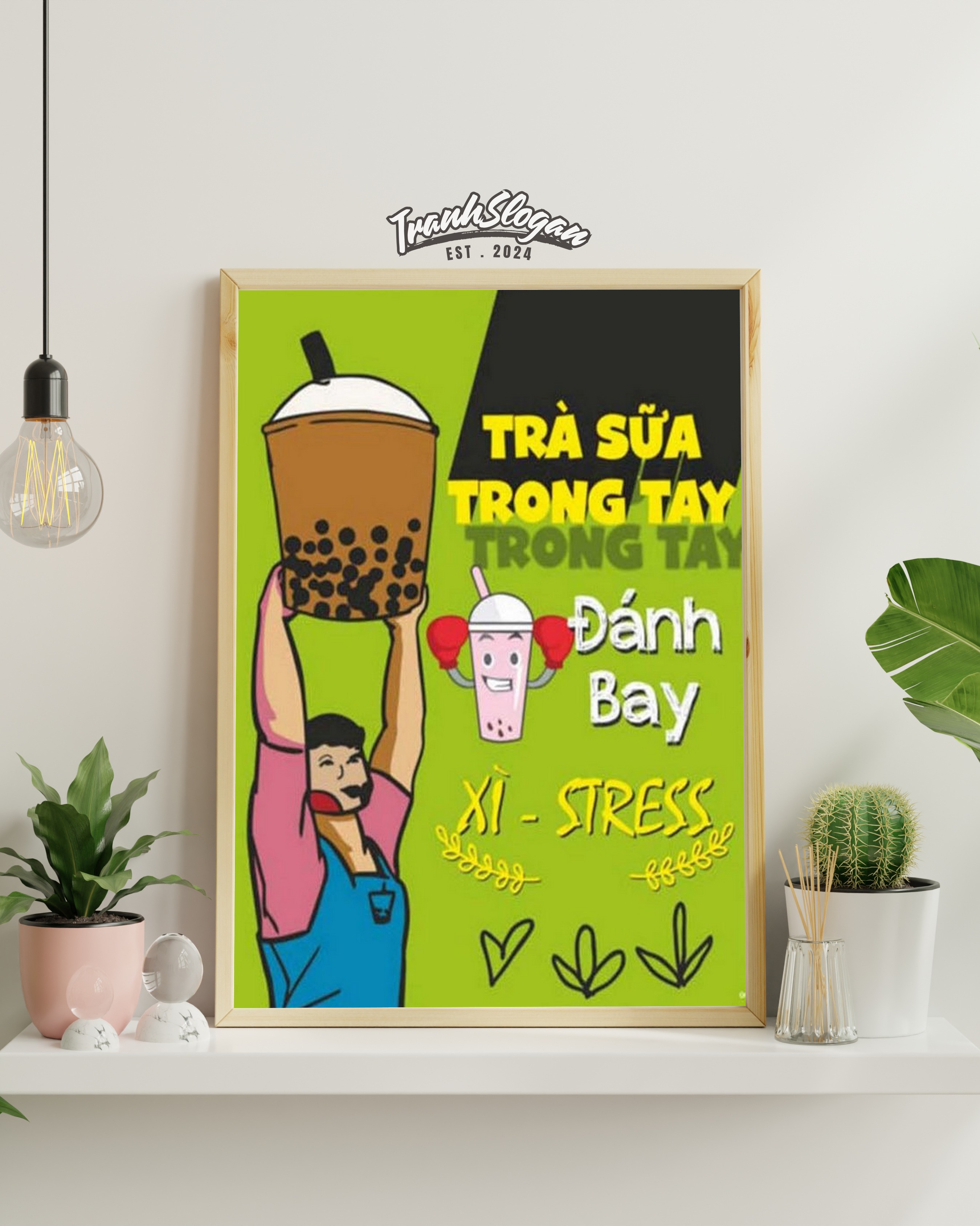 Trà sữa trong tay đánh bay stress