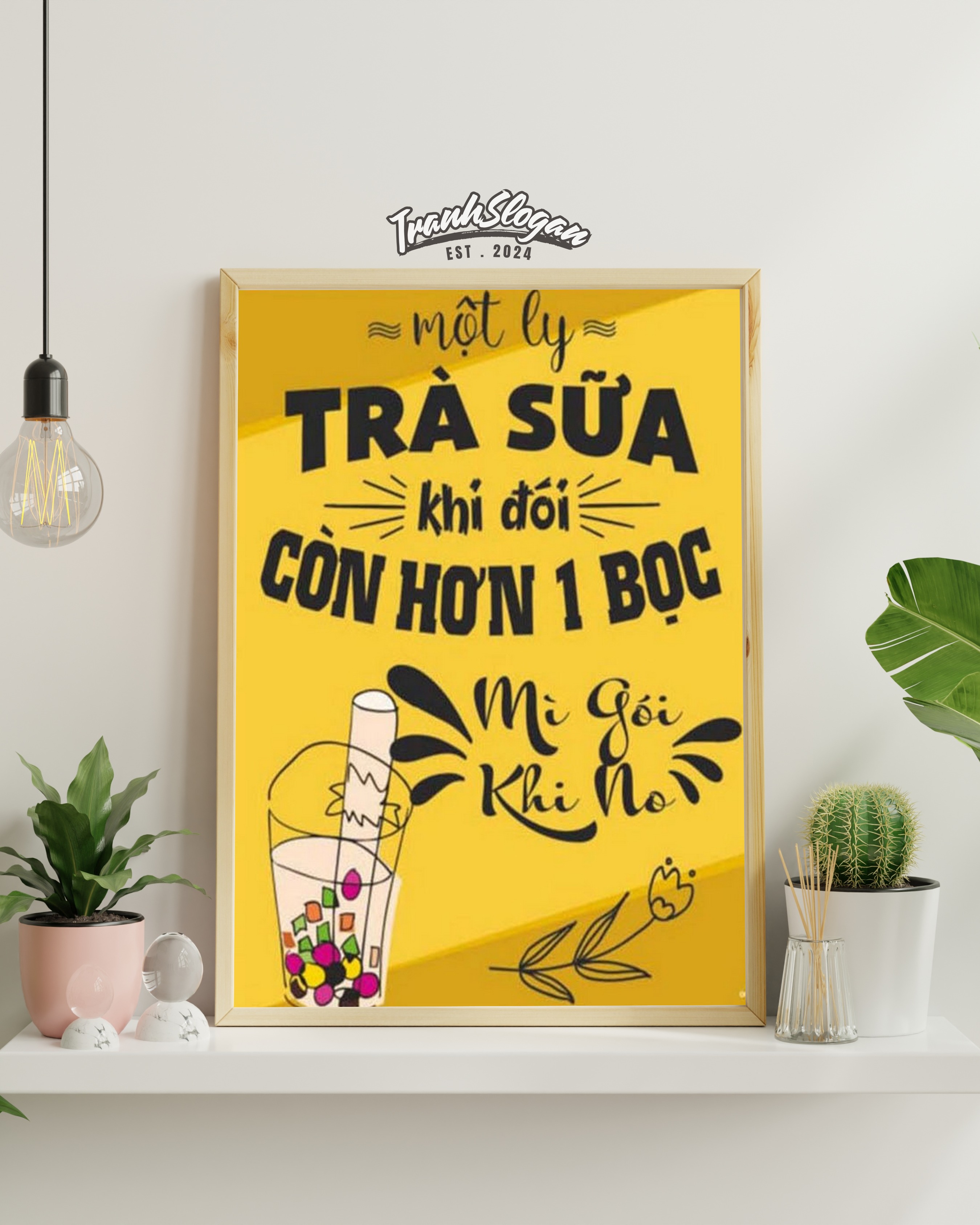 Một ly trà sữa khi đói còn hơn một bọc mì gói khi no