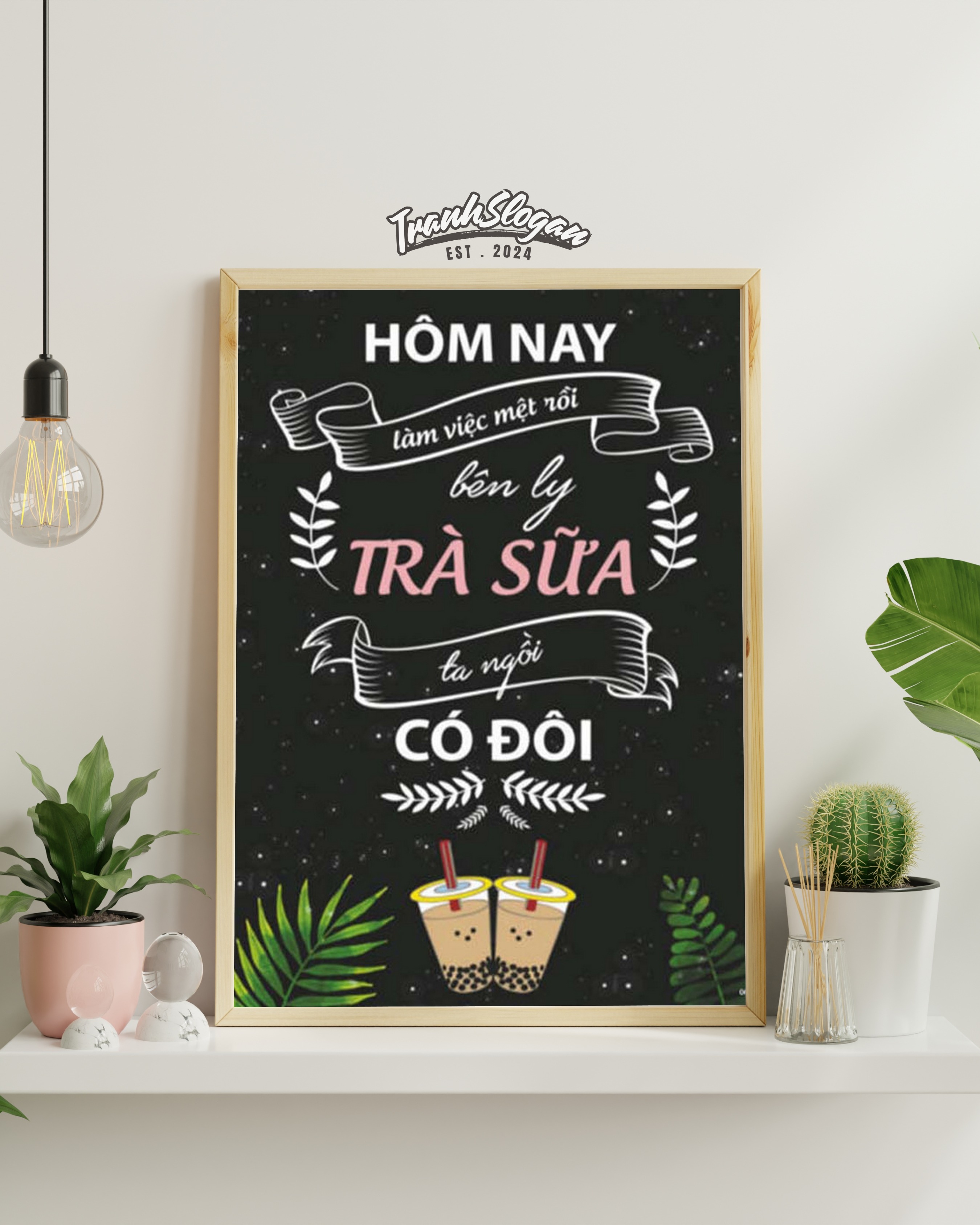 Hôm nay làm việc mệt rồi bên đi trà sữa ta ngồi có đôi