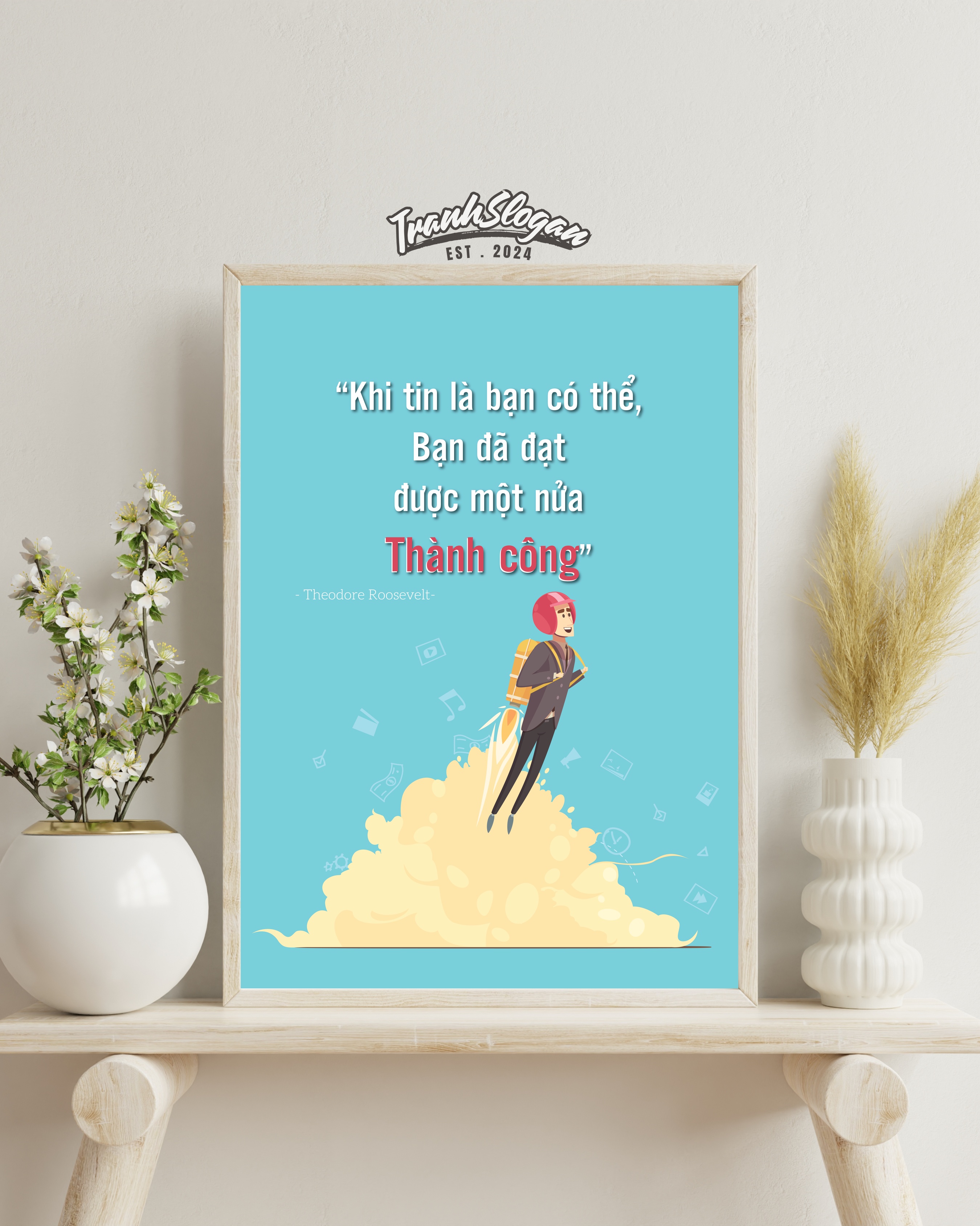 Khi tin là bạn có thể bạn đã đạt được một nửa thành công