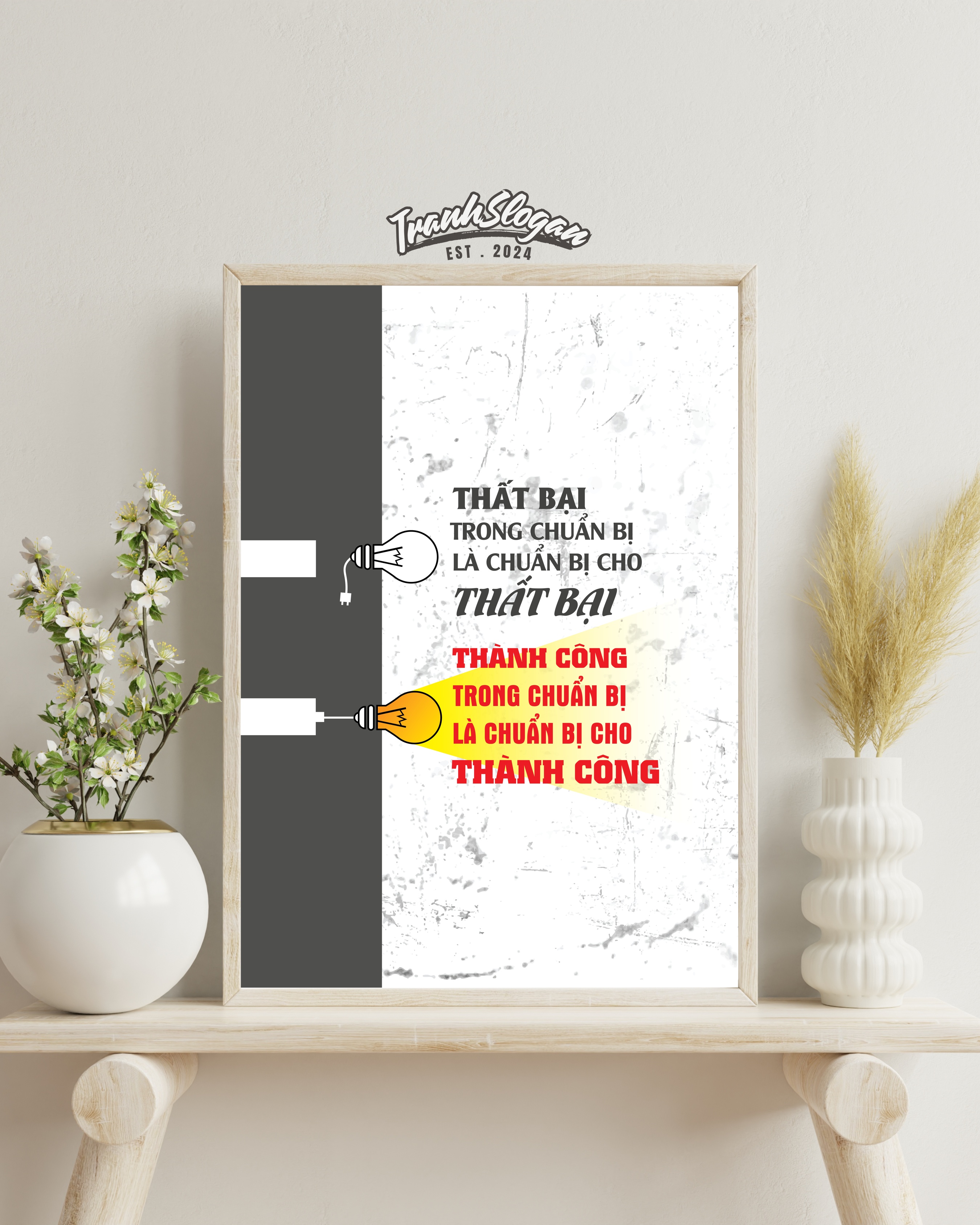 Thất bại trong chuẩn bị là chuẩn bị cho thất bại thành công trong chuẩn bị là chuẩn bị cho thành công