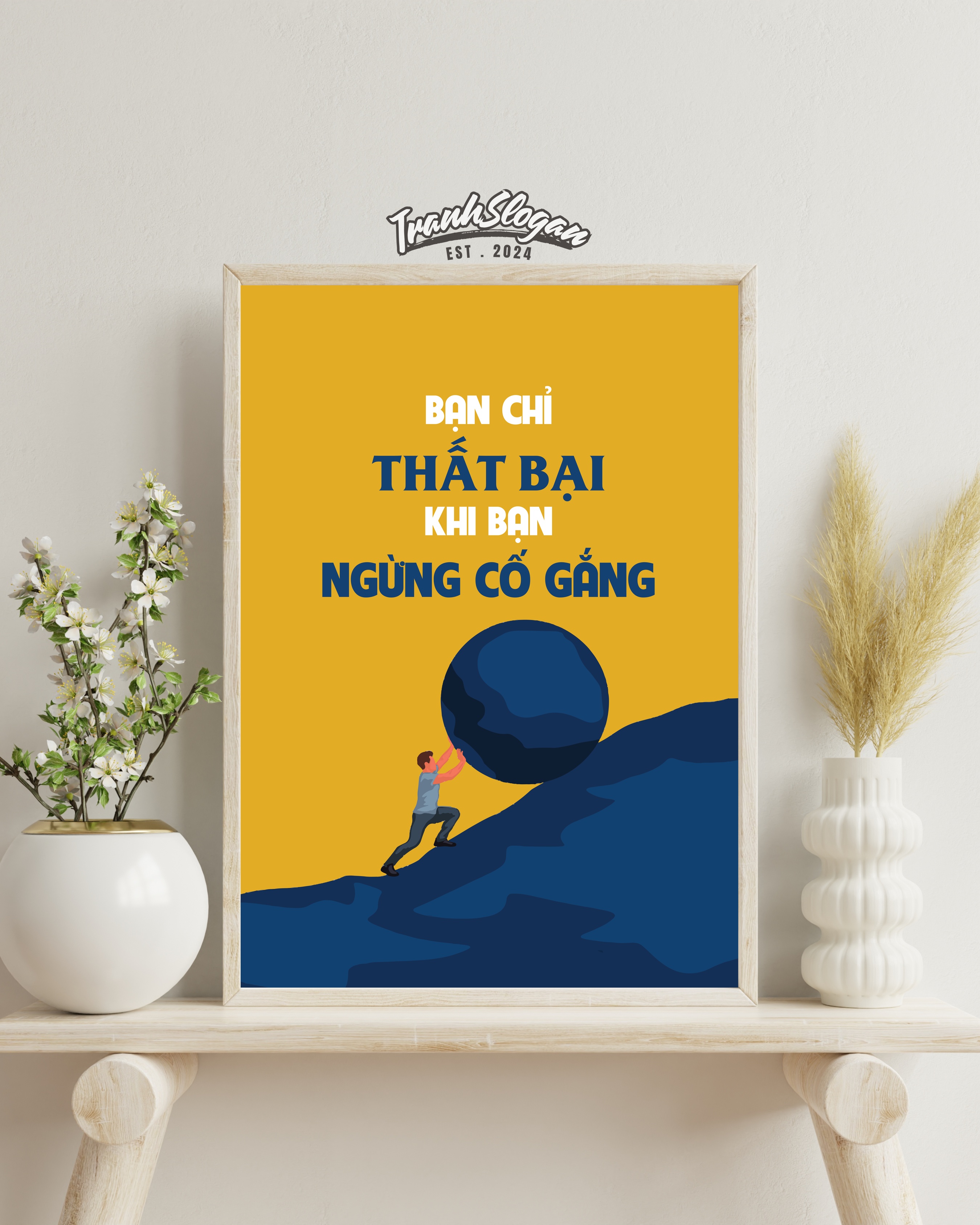 Bạn chỉ thất bại khi bạn ngừng cố gắng