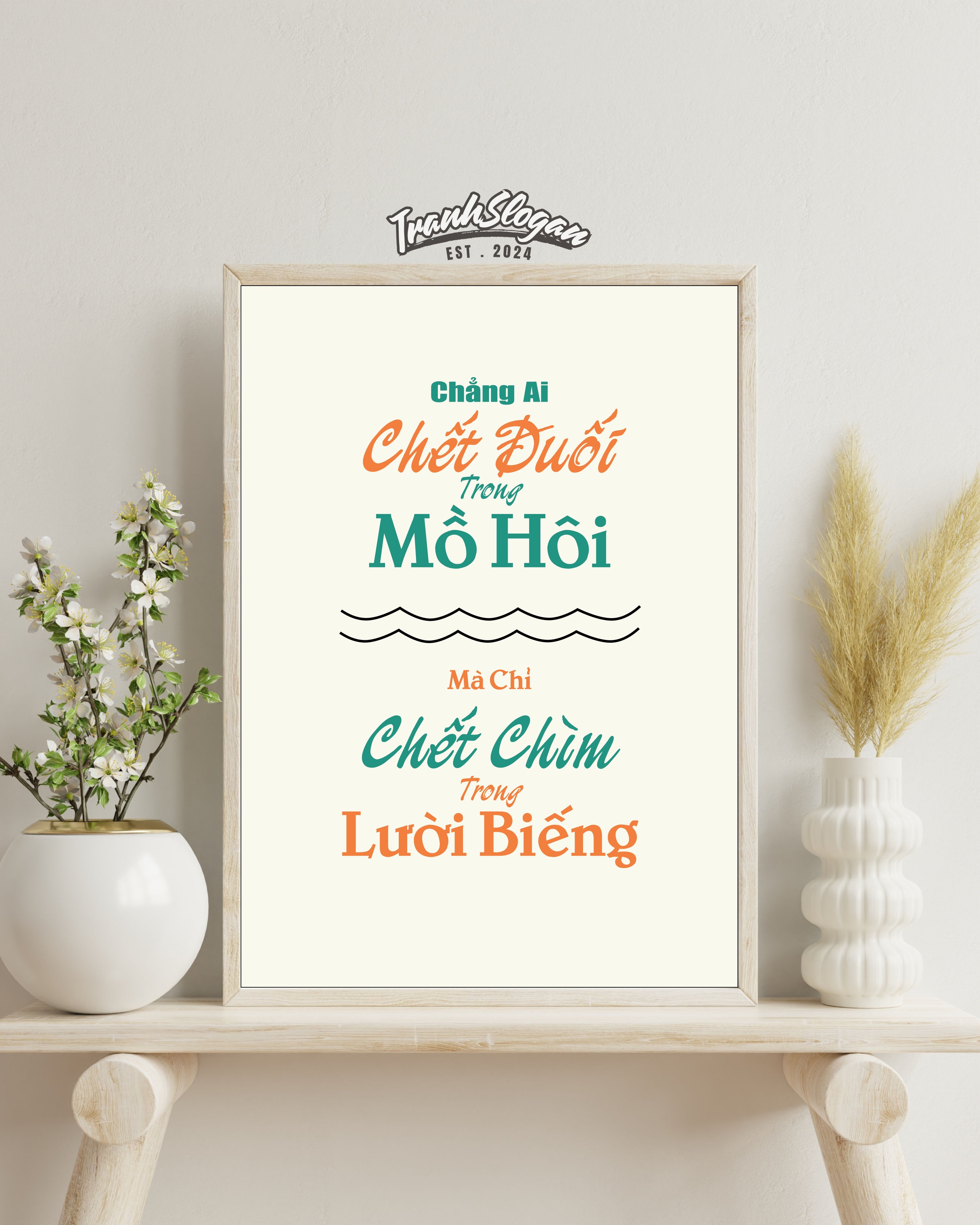 Chẳng ai chết đuối trong mồ hôi mà chỉ chết chìm trong lười biếng