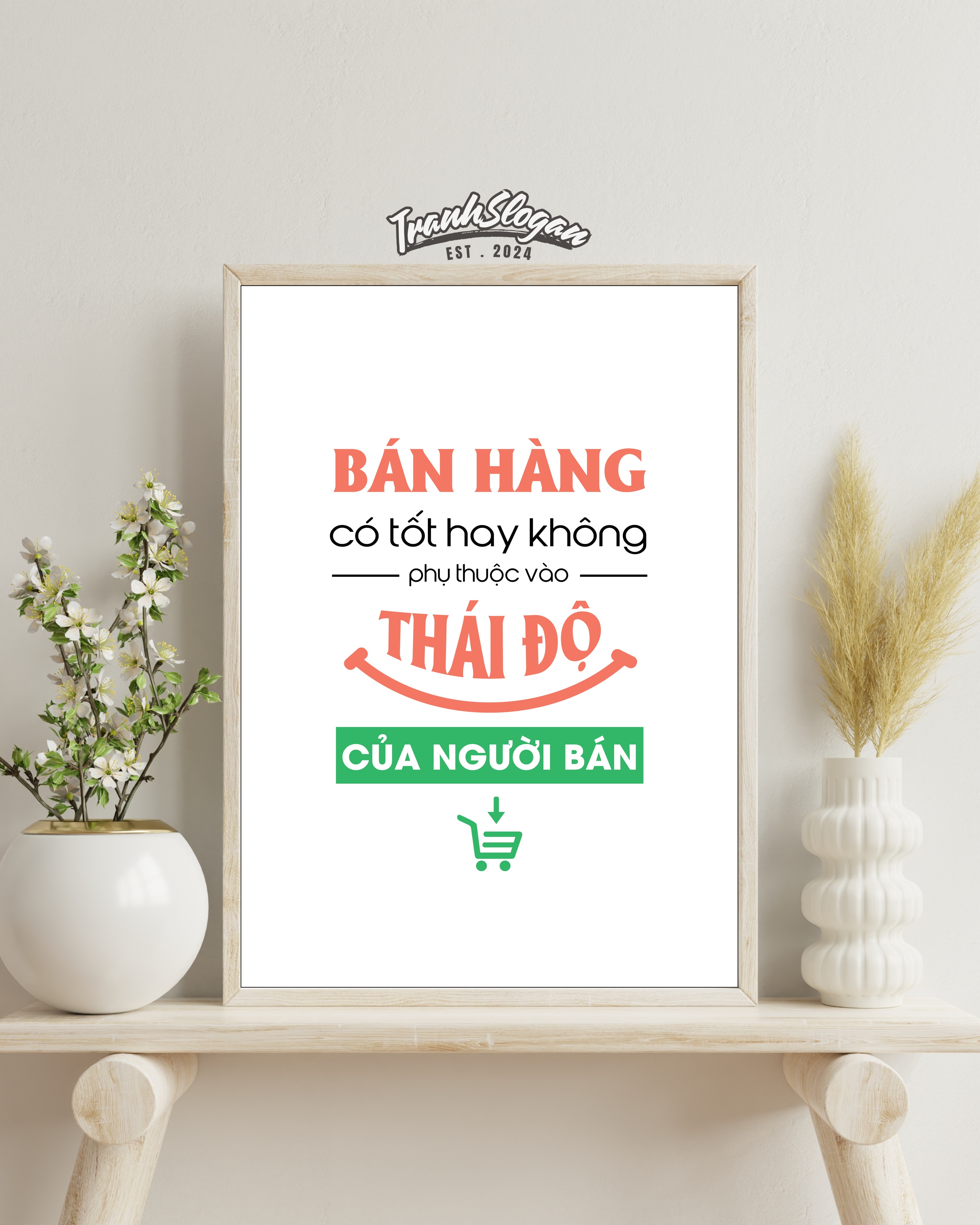 Bán hàng có tốt hay không phụ thuộc vào thái độ của người bán