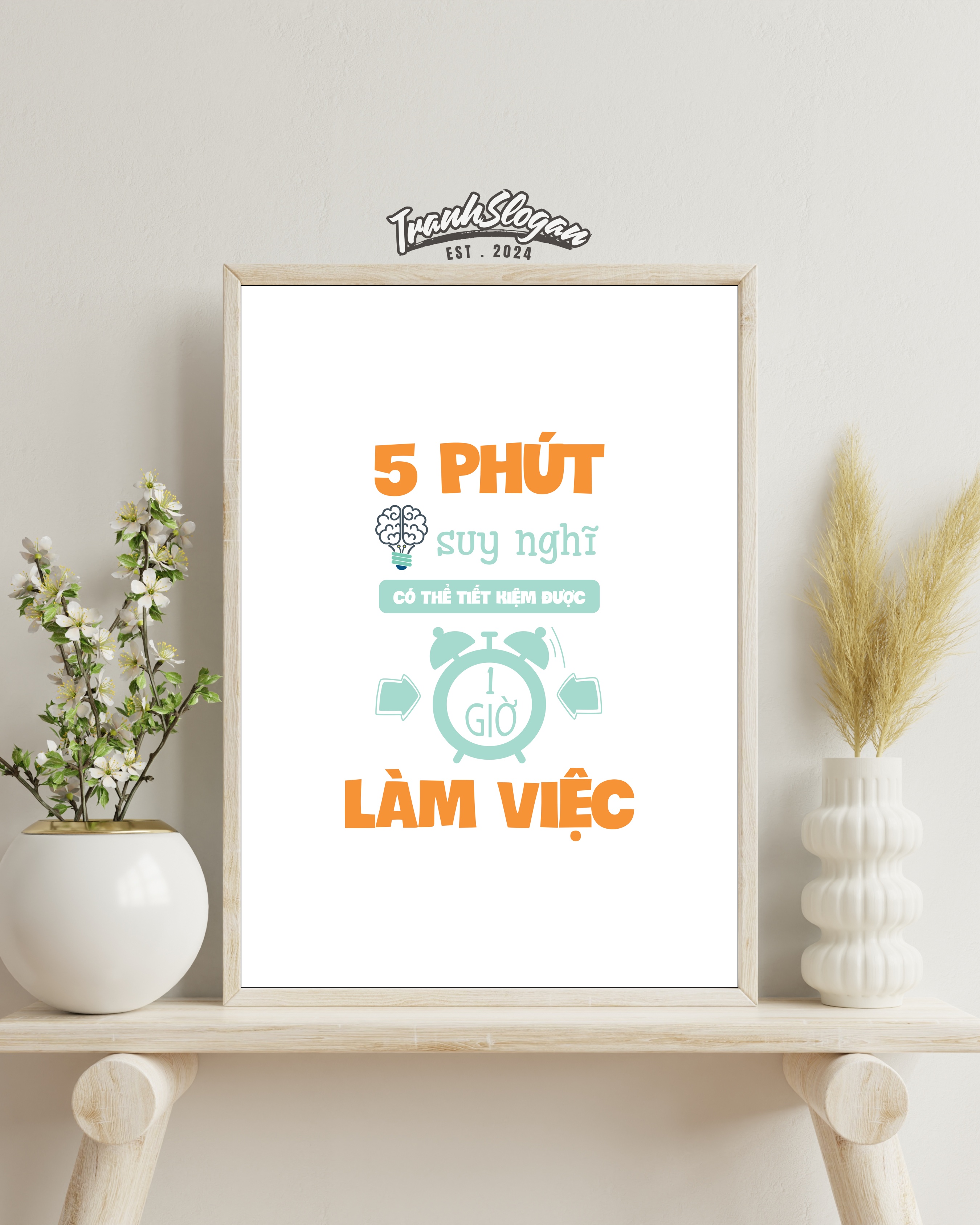 5 phút suy nghĩ có thể tiết kiệm được 1 làm việc