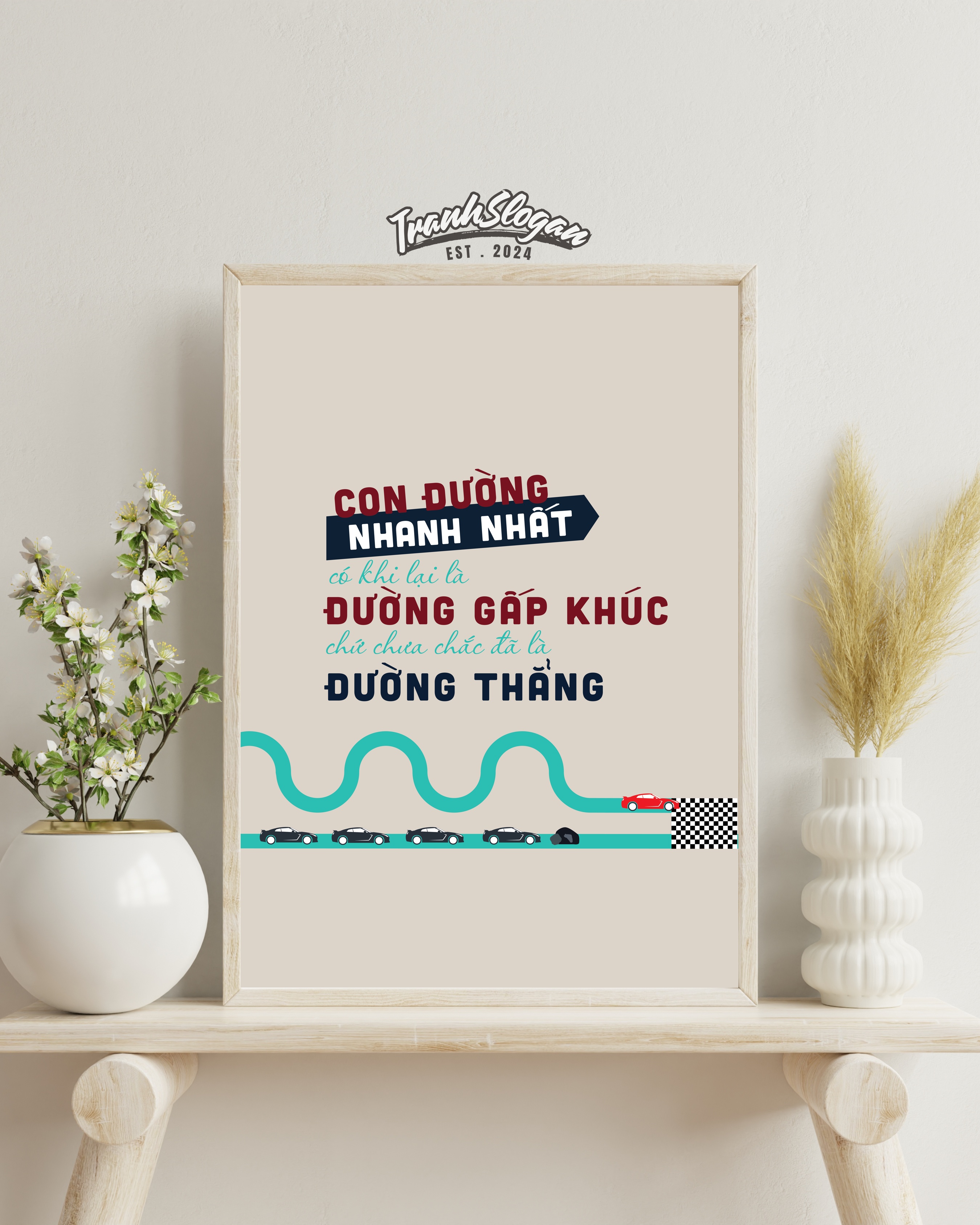 Con đường nhanh nhất có khi lại là đường gấp khúc chứ chưa chắc đã là đường thẳng