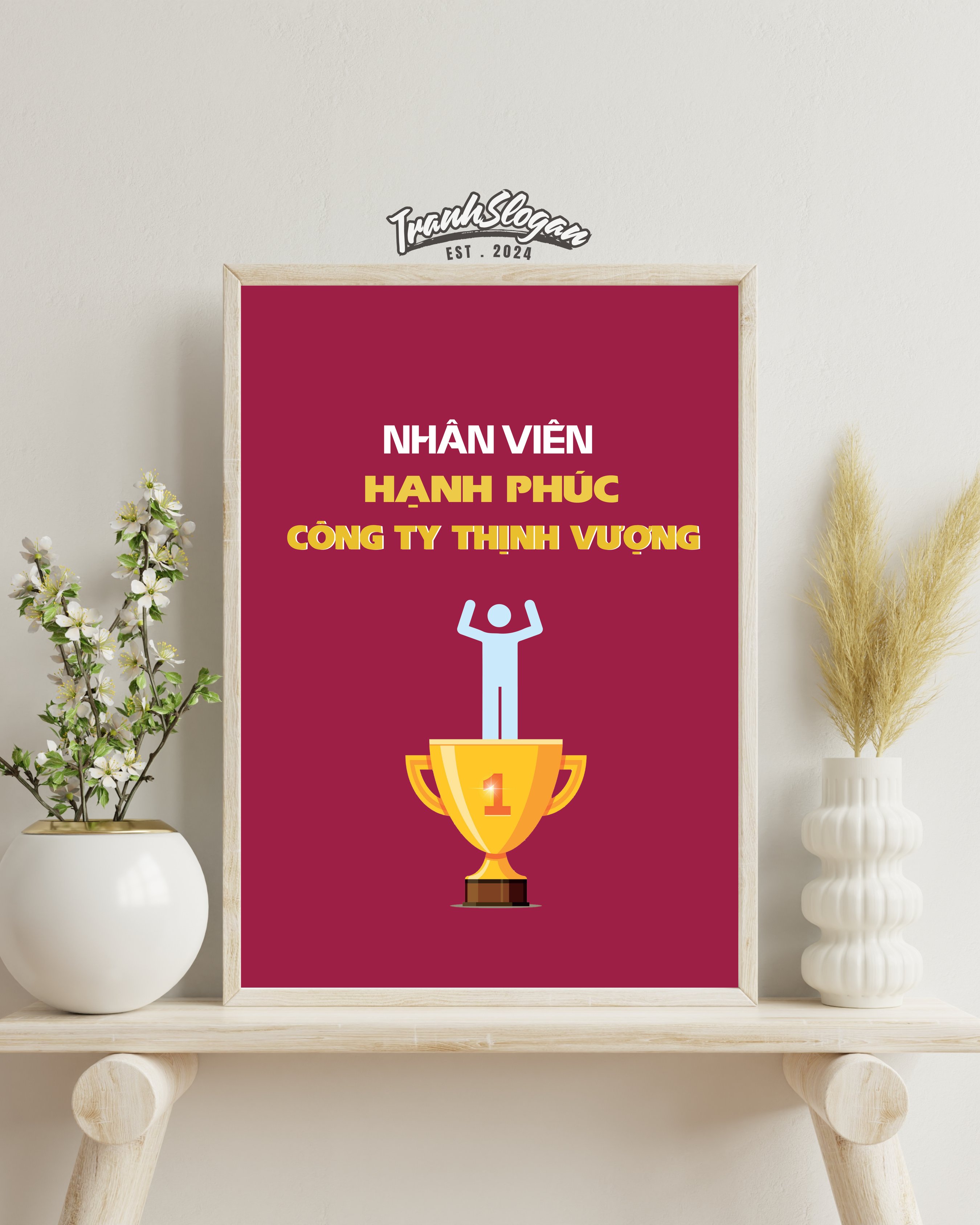 Nhân viên hạnh phúc công ty thịnh vượng
