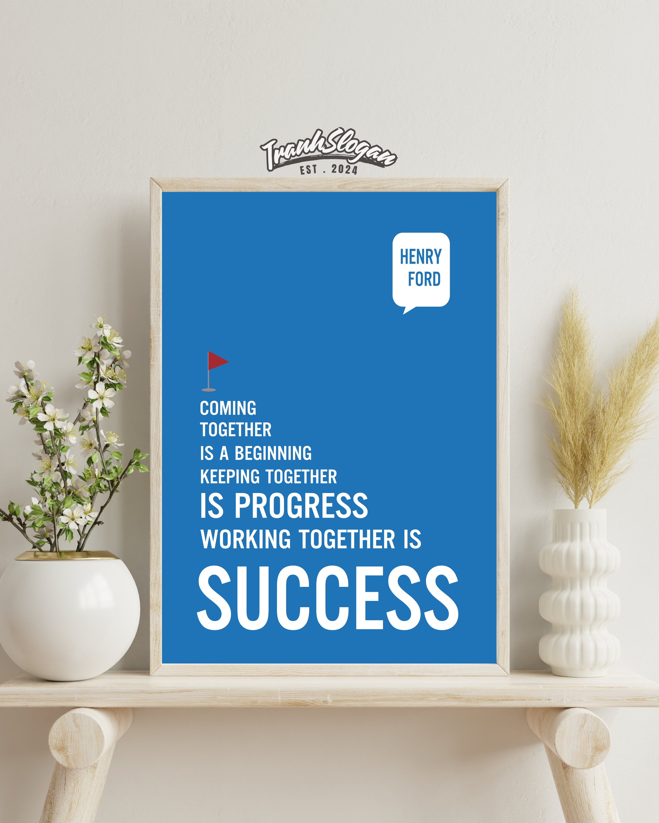 Coming together is a beginning, keeping together in progress working together is success