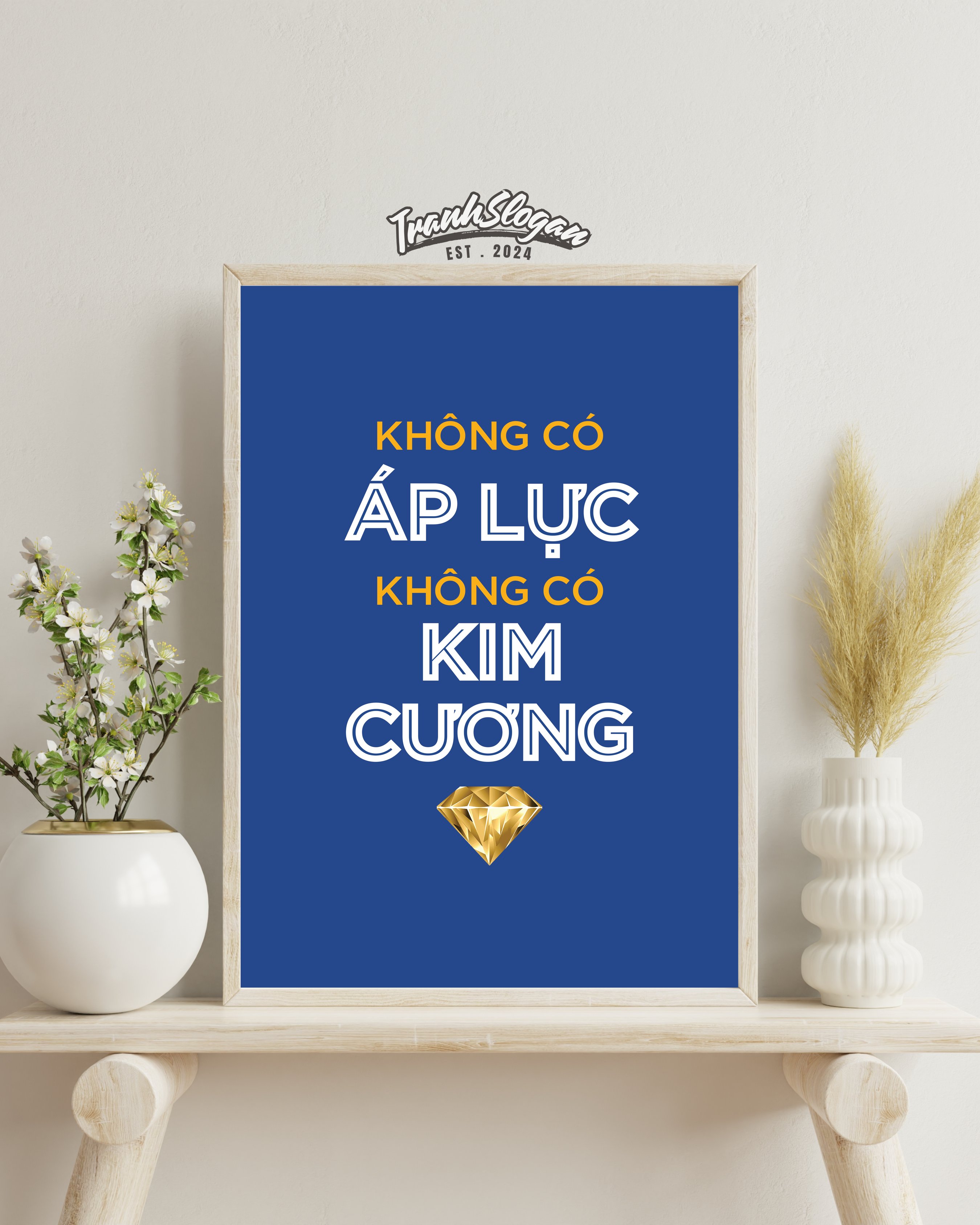 Không có áp lực không có kim cương