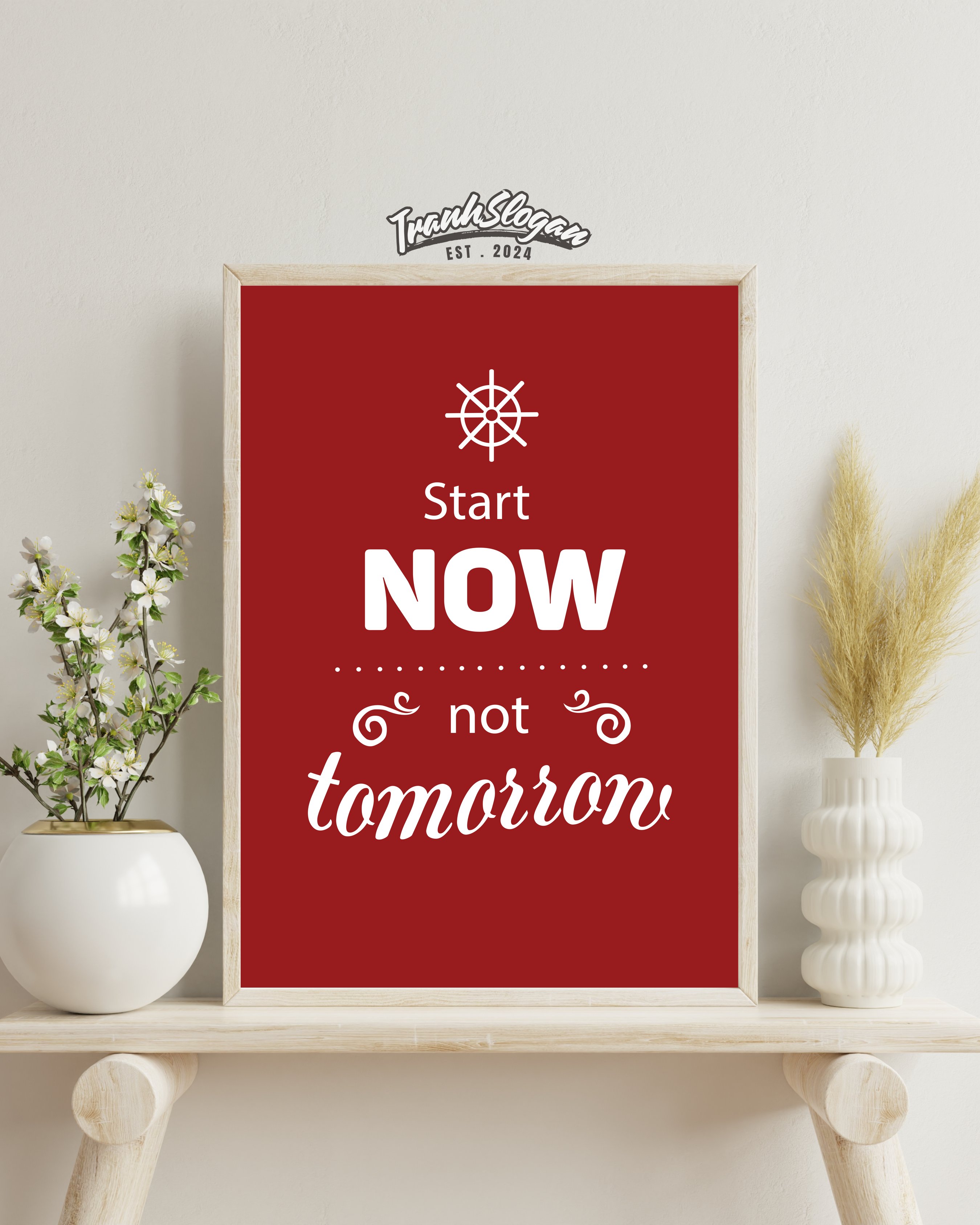 Start now, not tomorrow