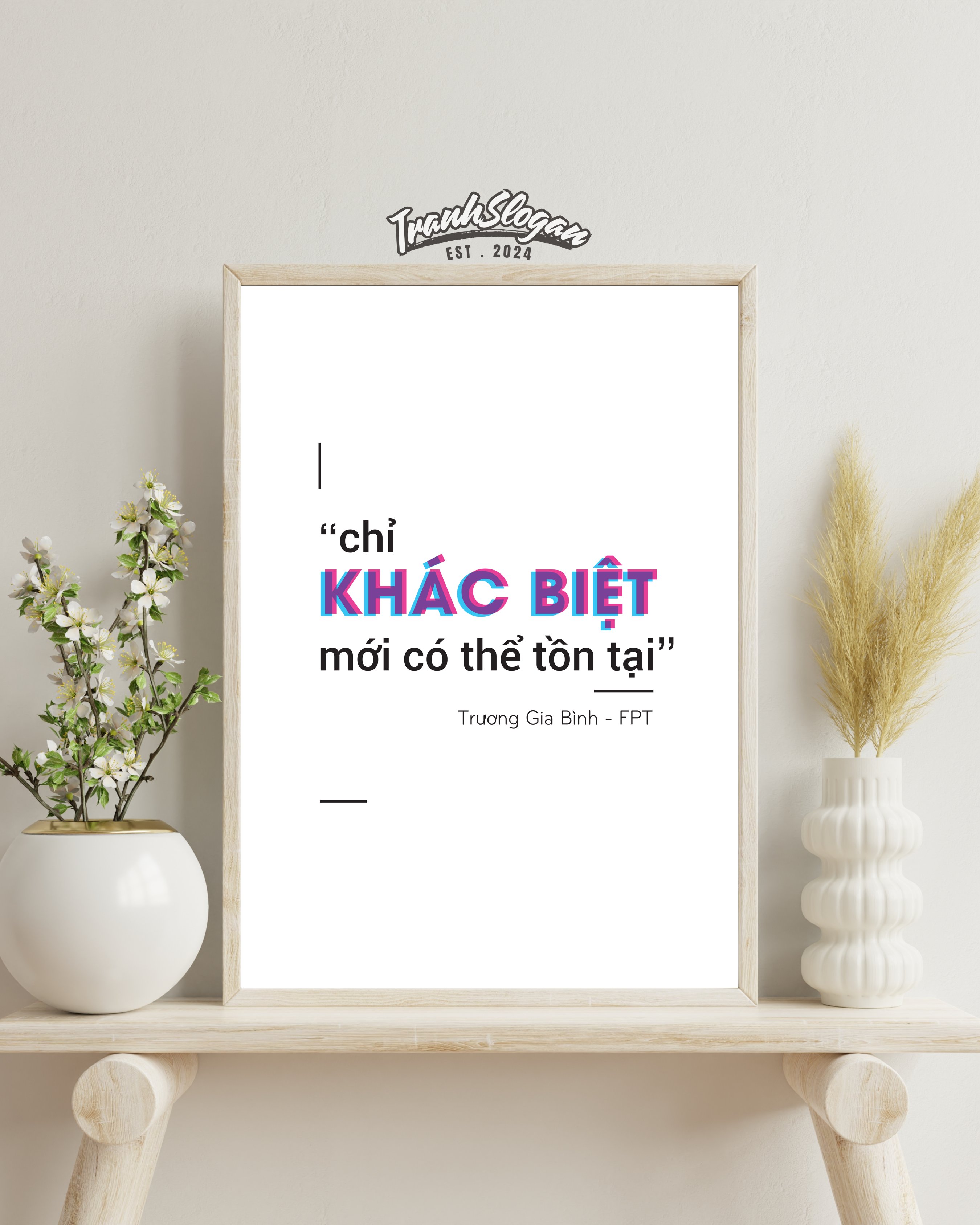 Chỉ khác biệt mới có thể tồn tại