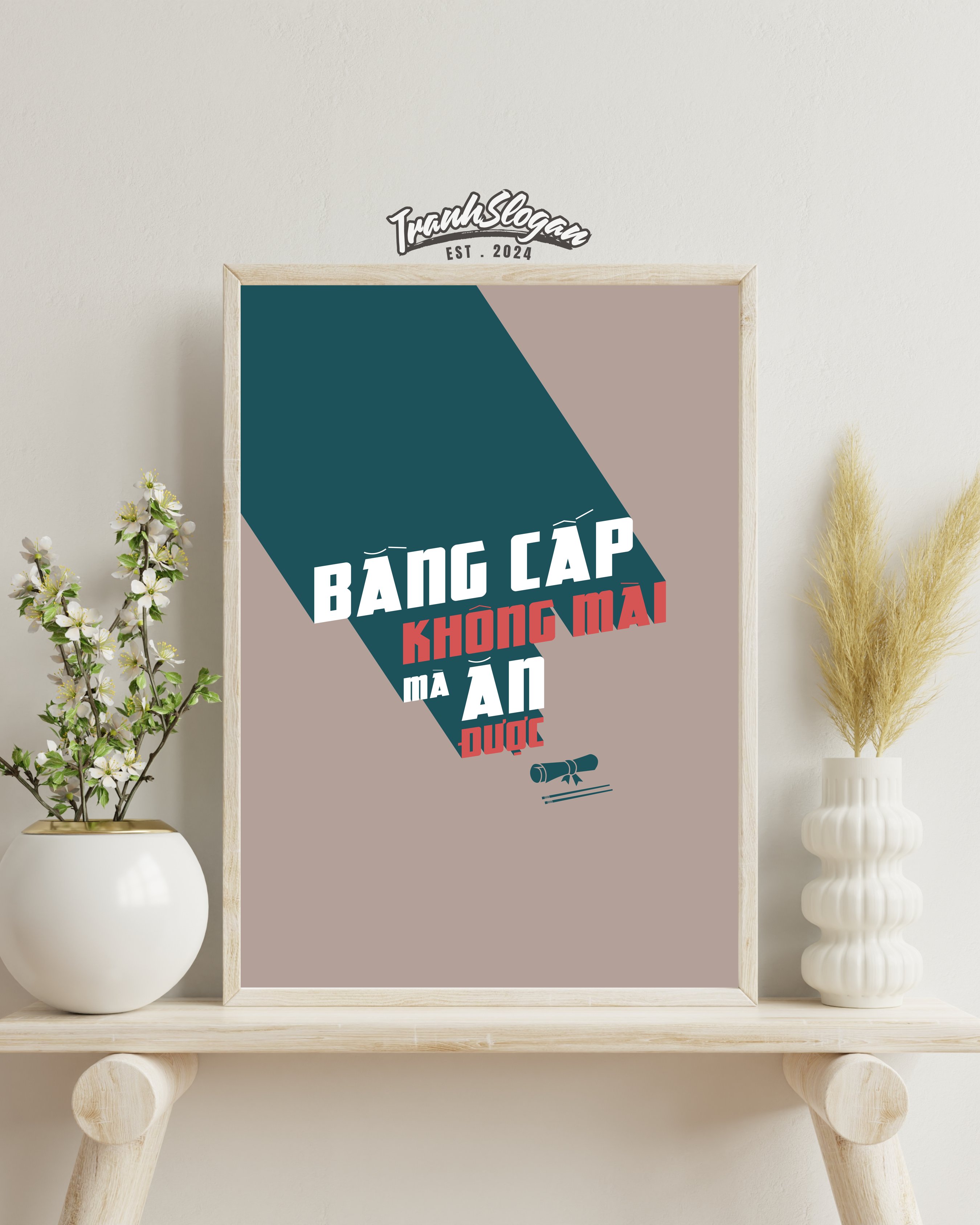 Bằng cấp không mài mà ăn được