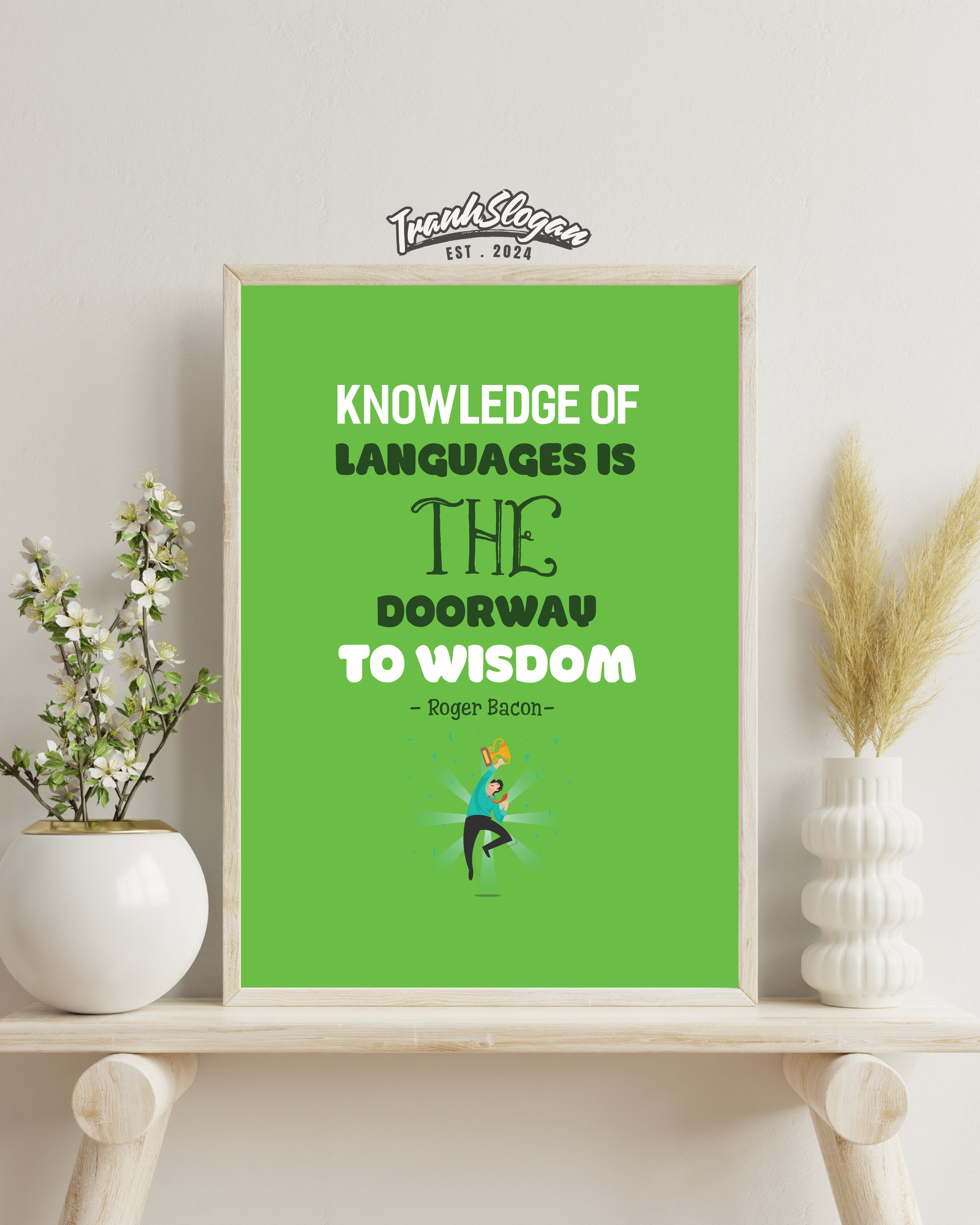Knowledge of languages is the doorway to wisdom