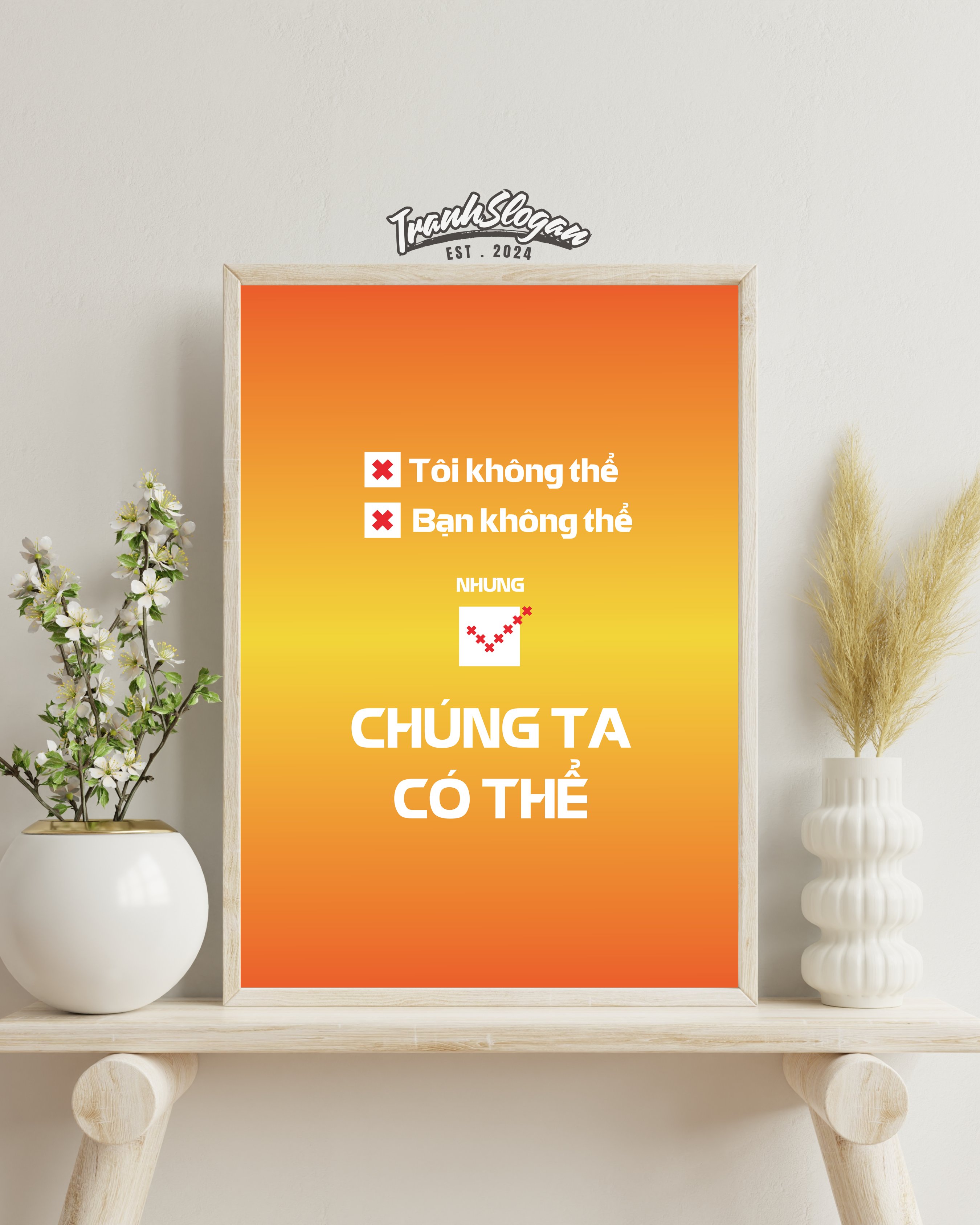 Tôi không thể bạn không thể nhưng chúng ta có thể