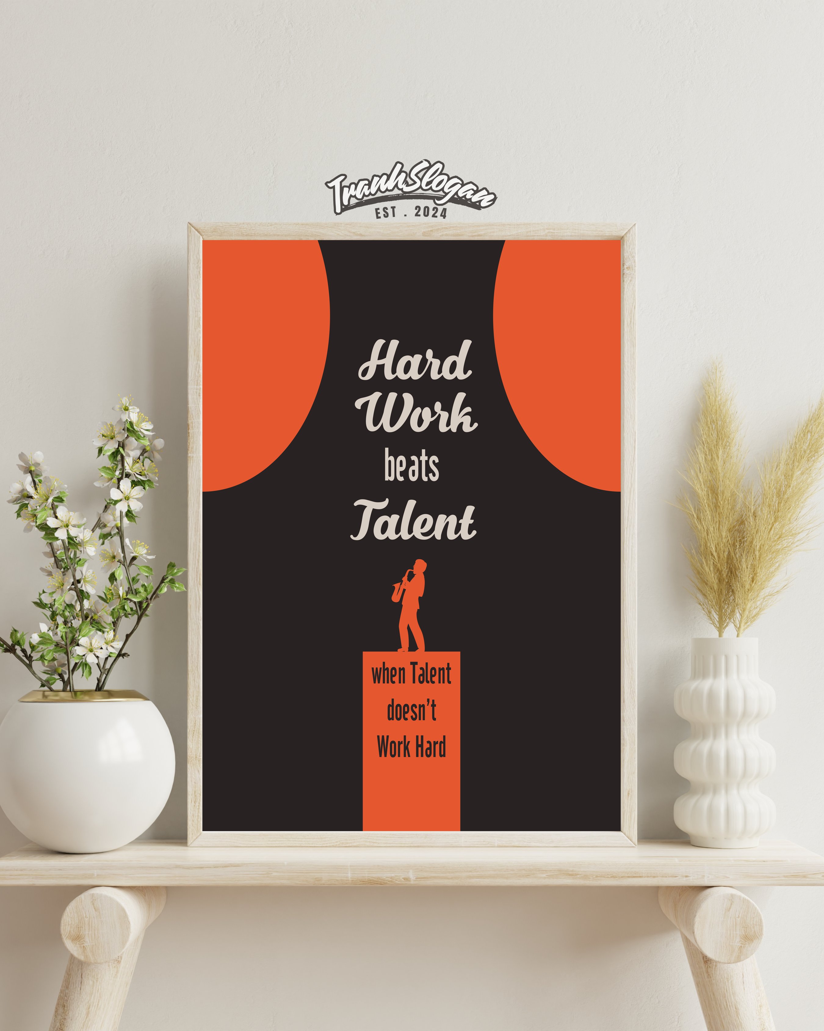Hard work beats talent when talent doesn't work hard
