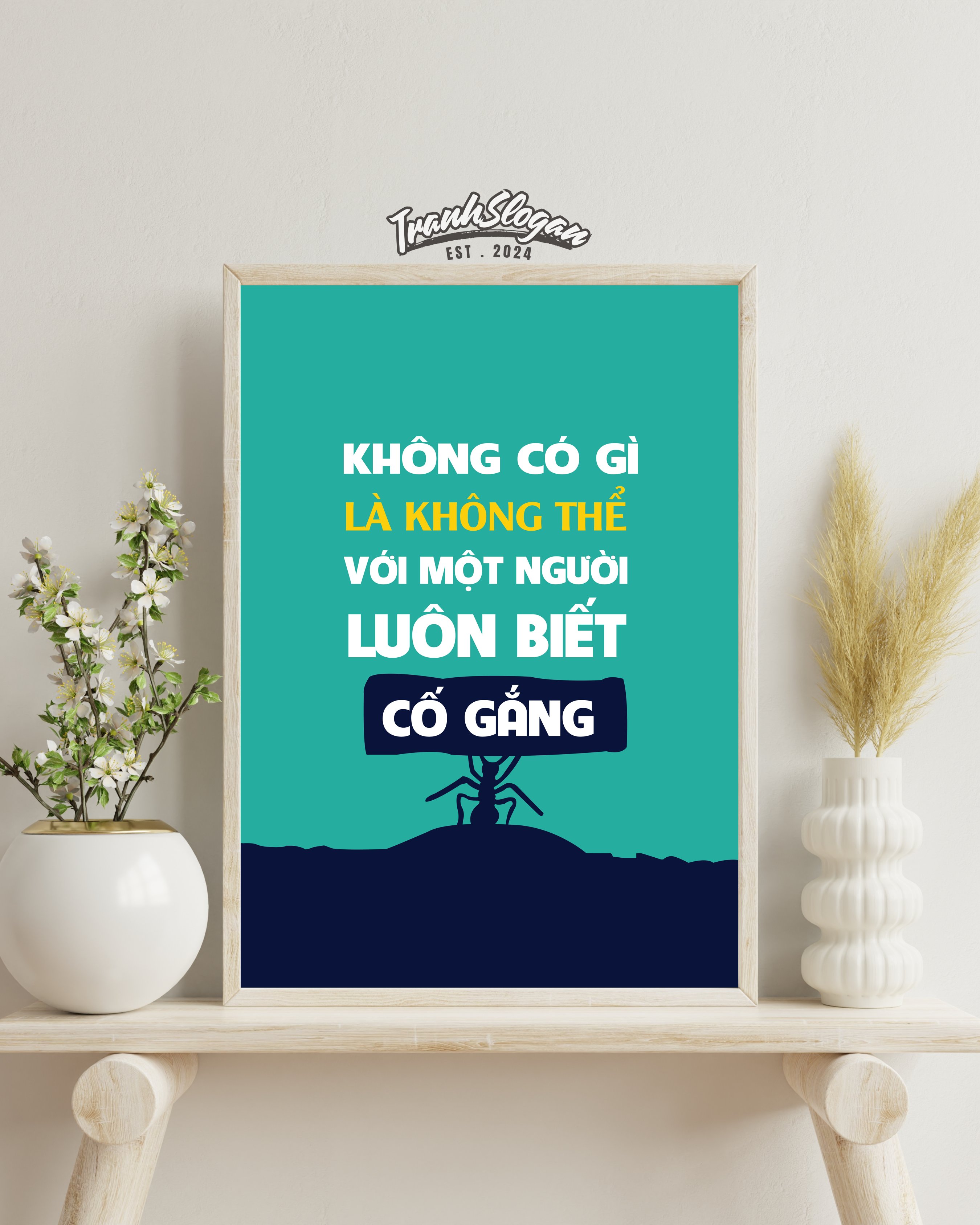 Không có gì là không thể với một người luôn biết cố gắng