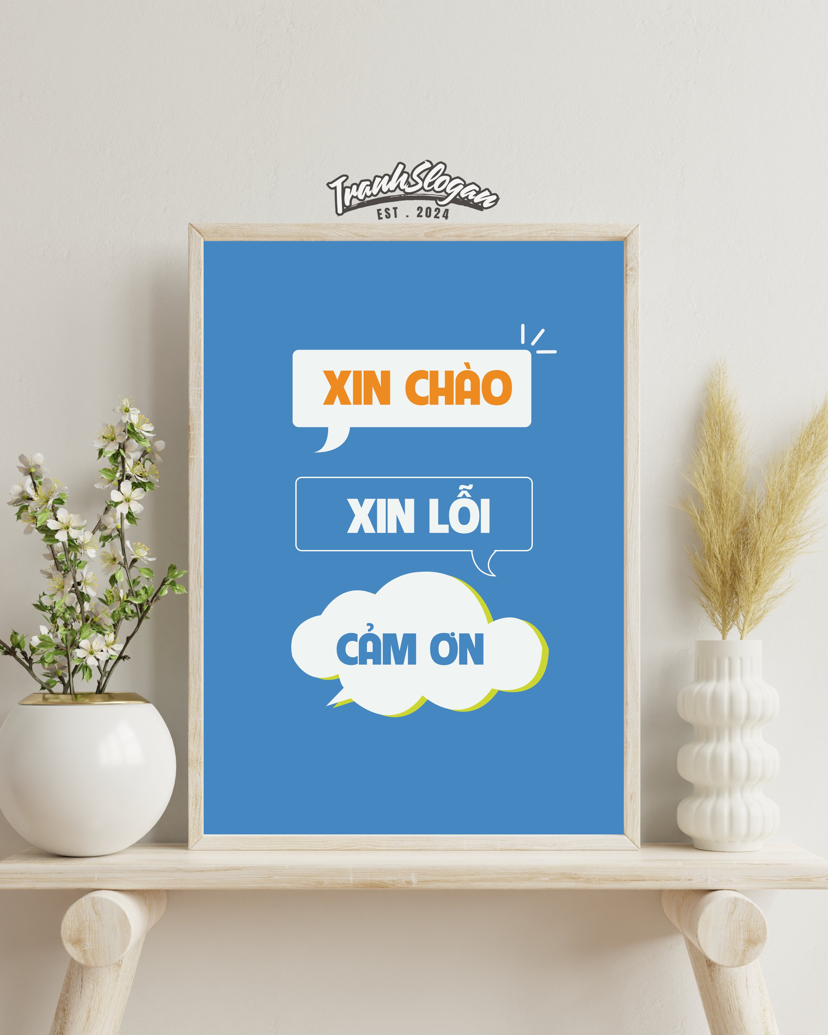 Xin chào xin lỗi cảm ơn