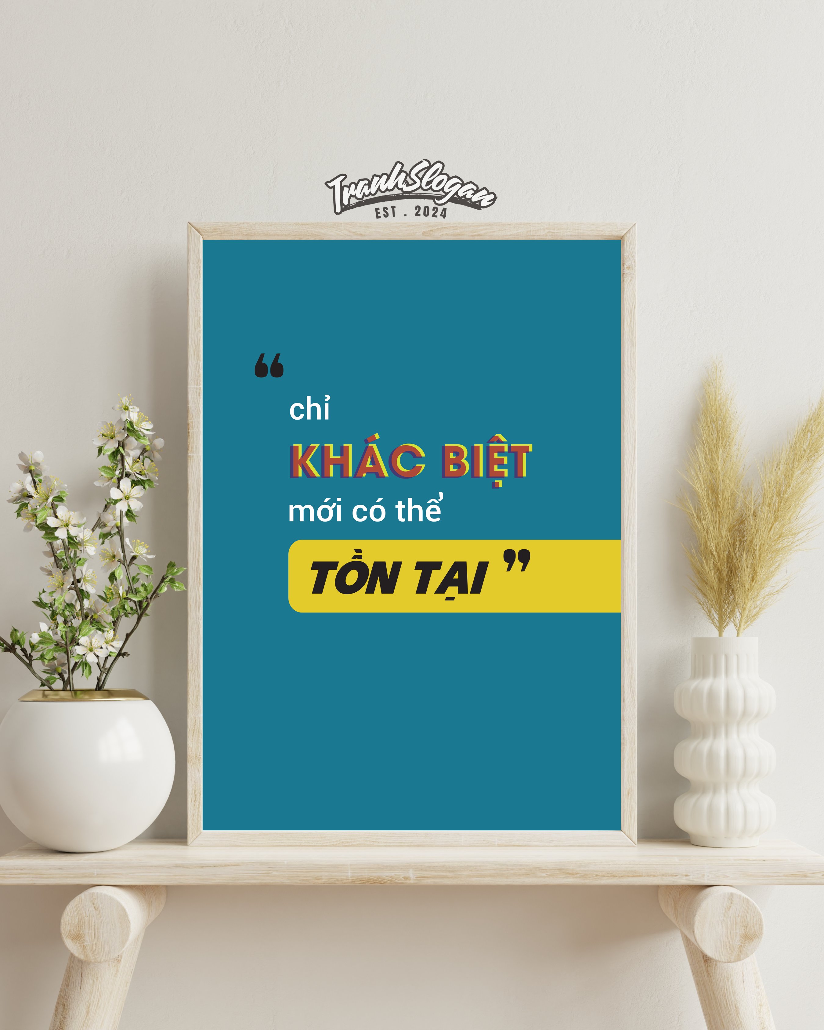 Chỉ khác biệt mới có thể tồn tại
