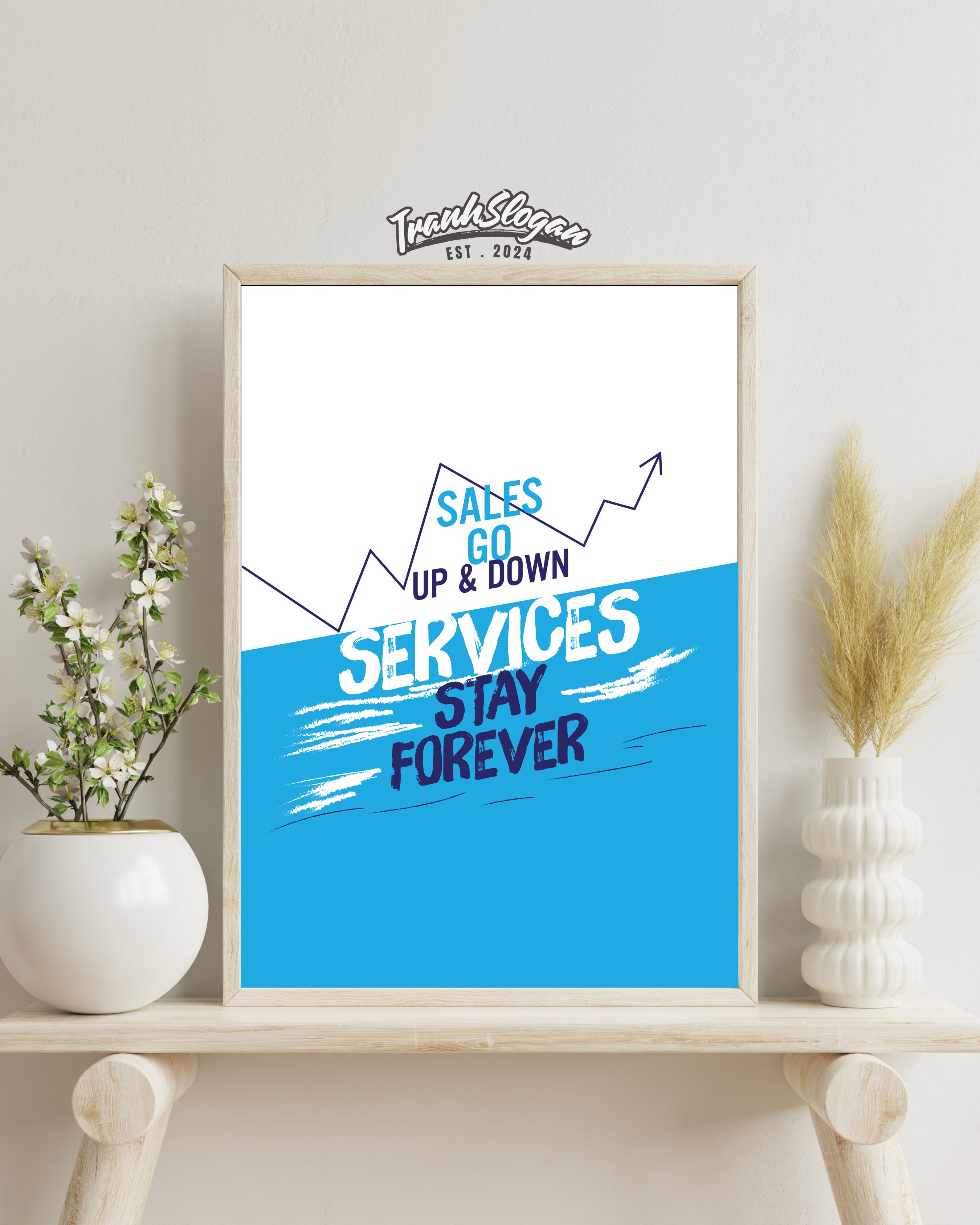 Sales go up and down services stay forever